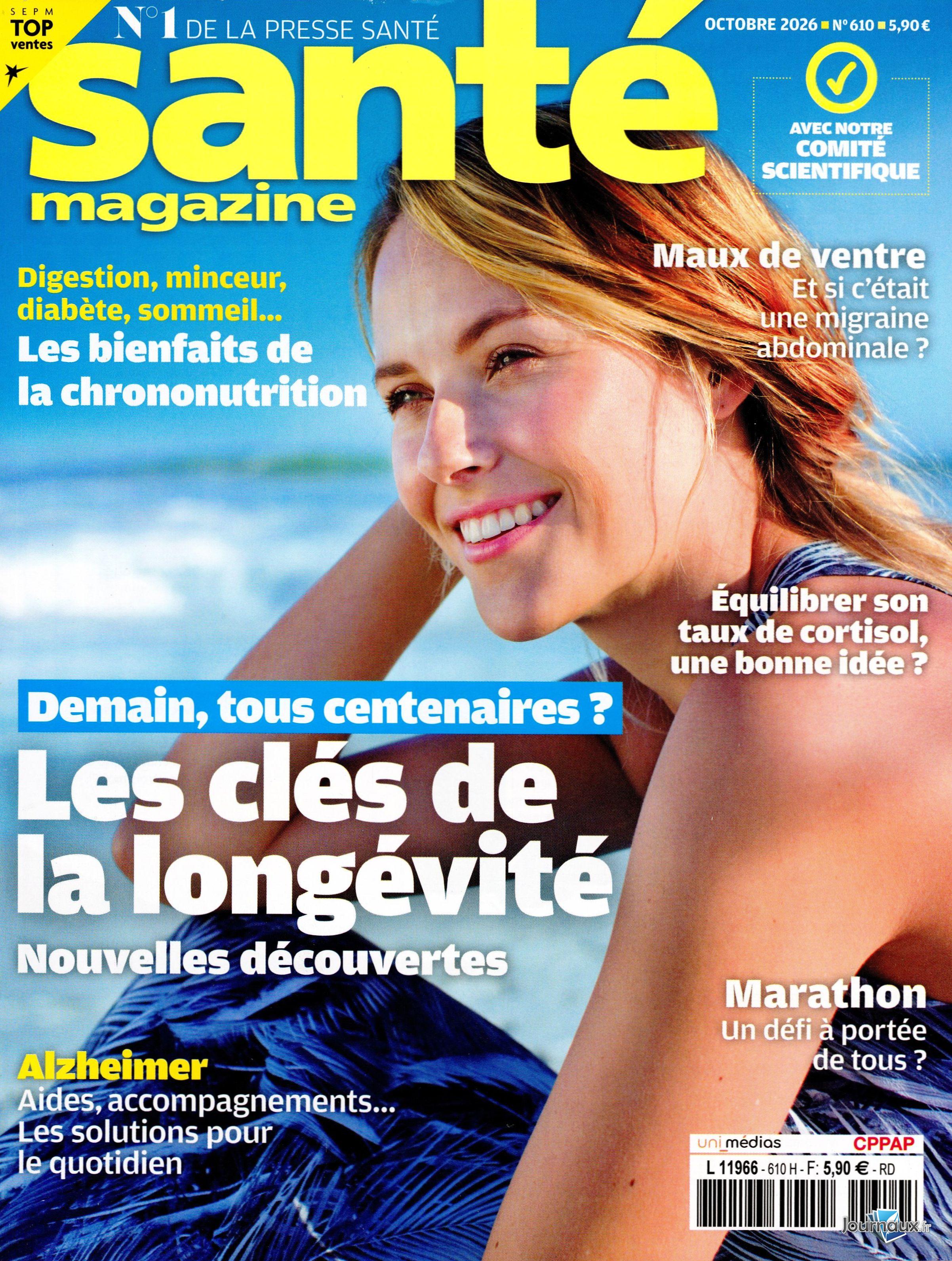 Santé Magazine + naturissime n° 610 2026-09-02