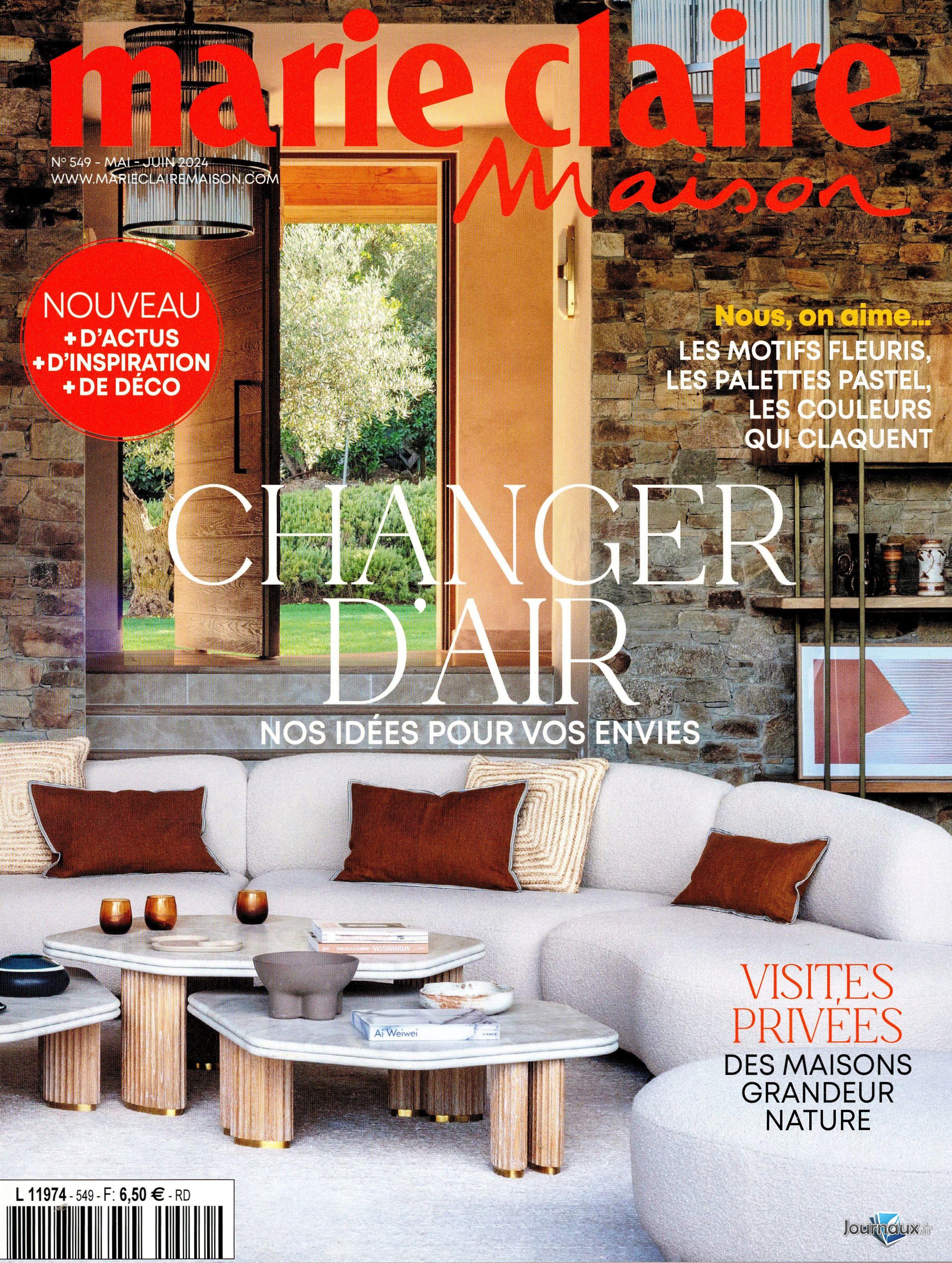 Marie Claire Maison + Guide  n° 549 2024-04-27