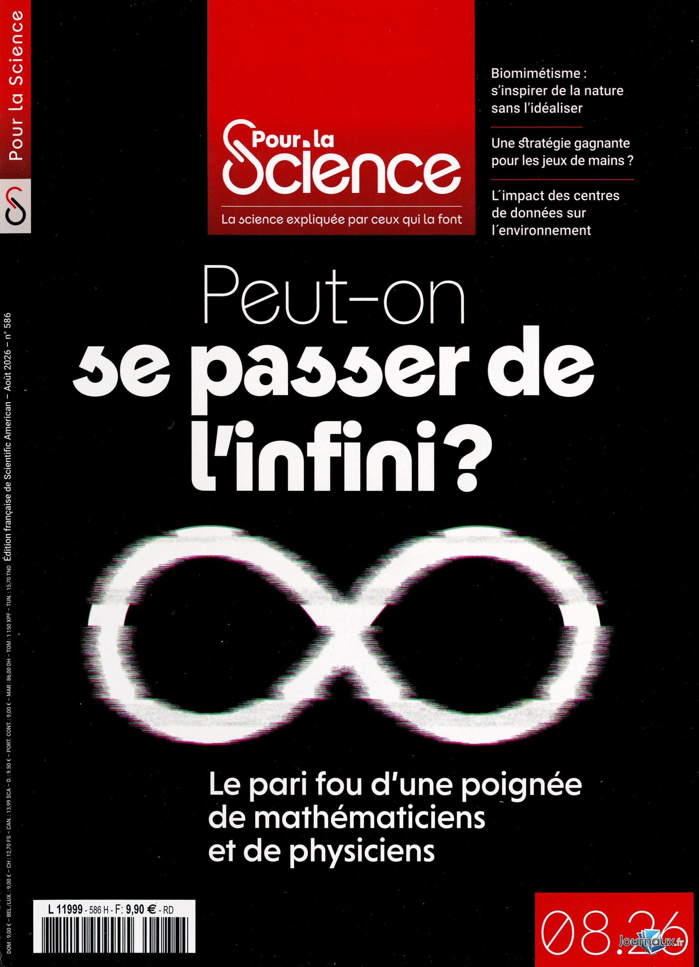 Pour la Science + Hors-série n° 586 2026-07-28