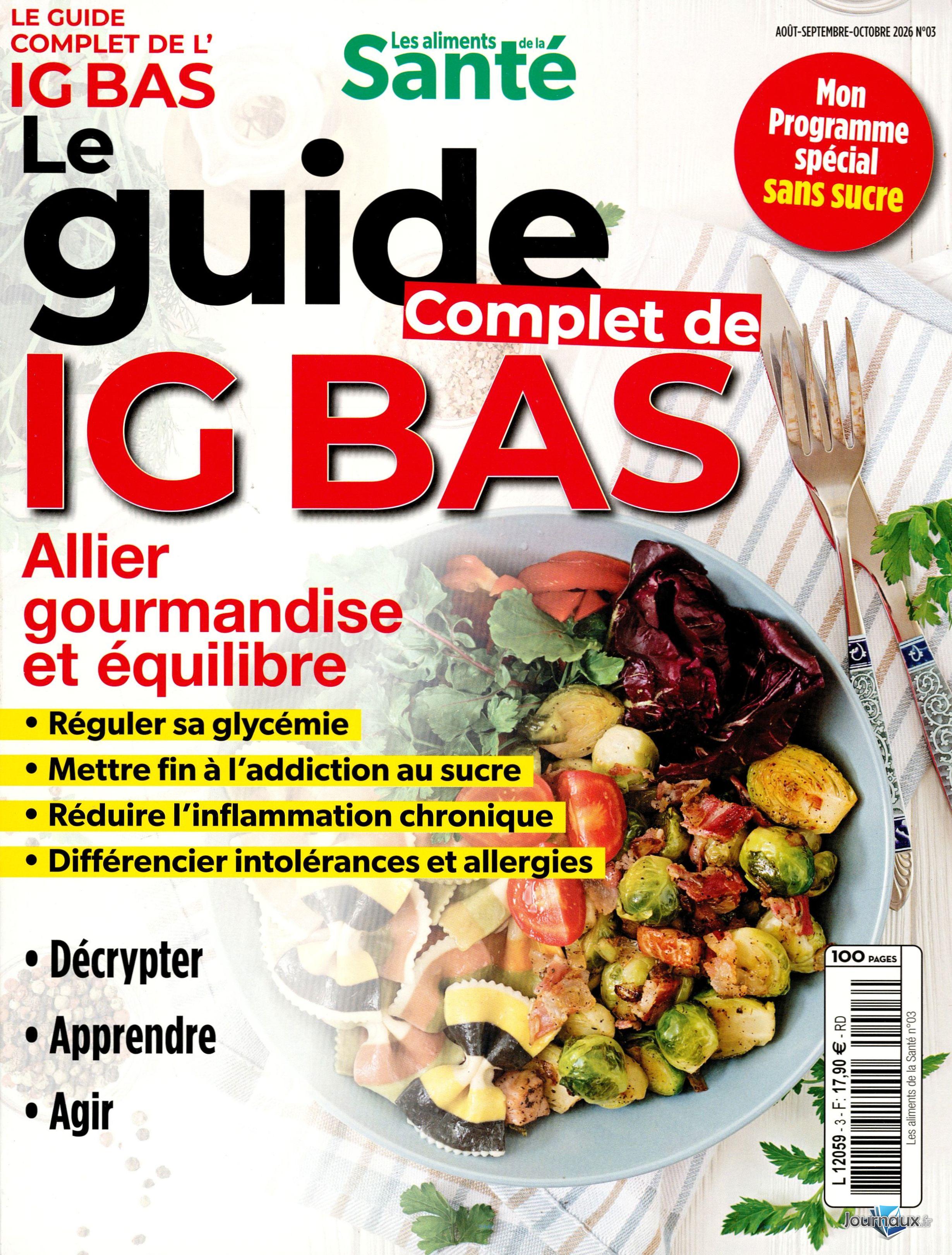 Pack Aliments Santé  n° 3 2026-07-30