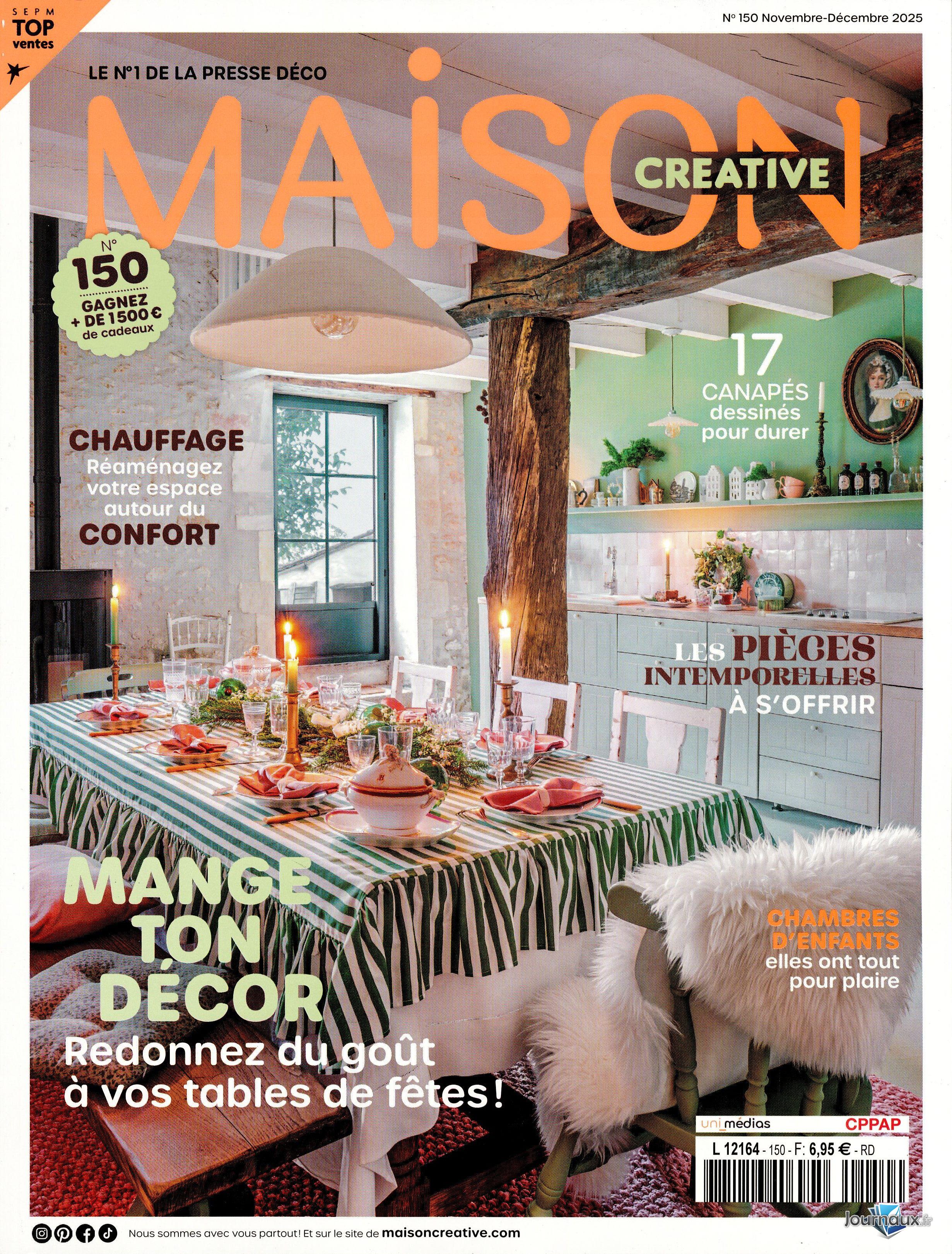 Pack Maison créative + hors série  n° 150 2025-10-29