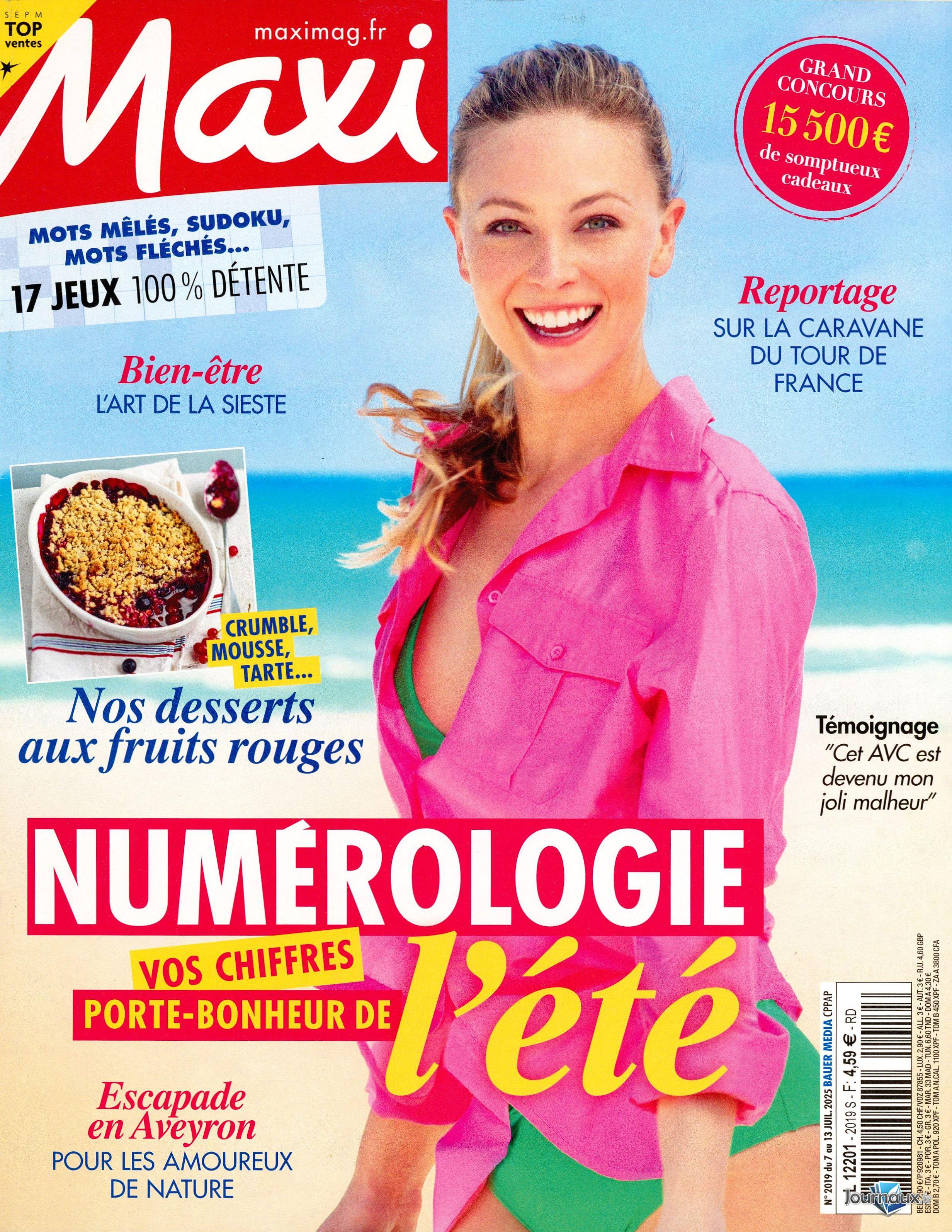 Maxi + étui à lunettes n° 2019 2025-07-05