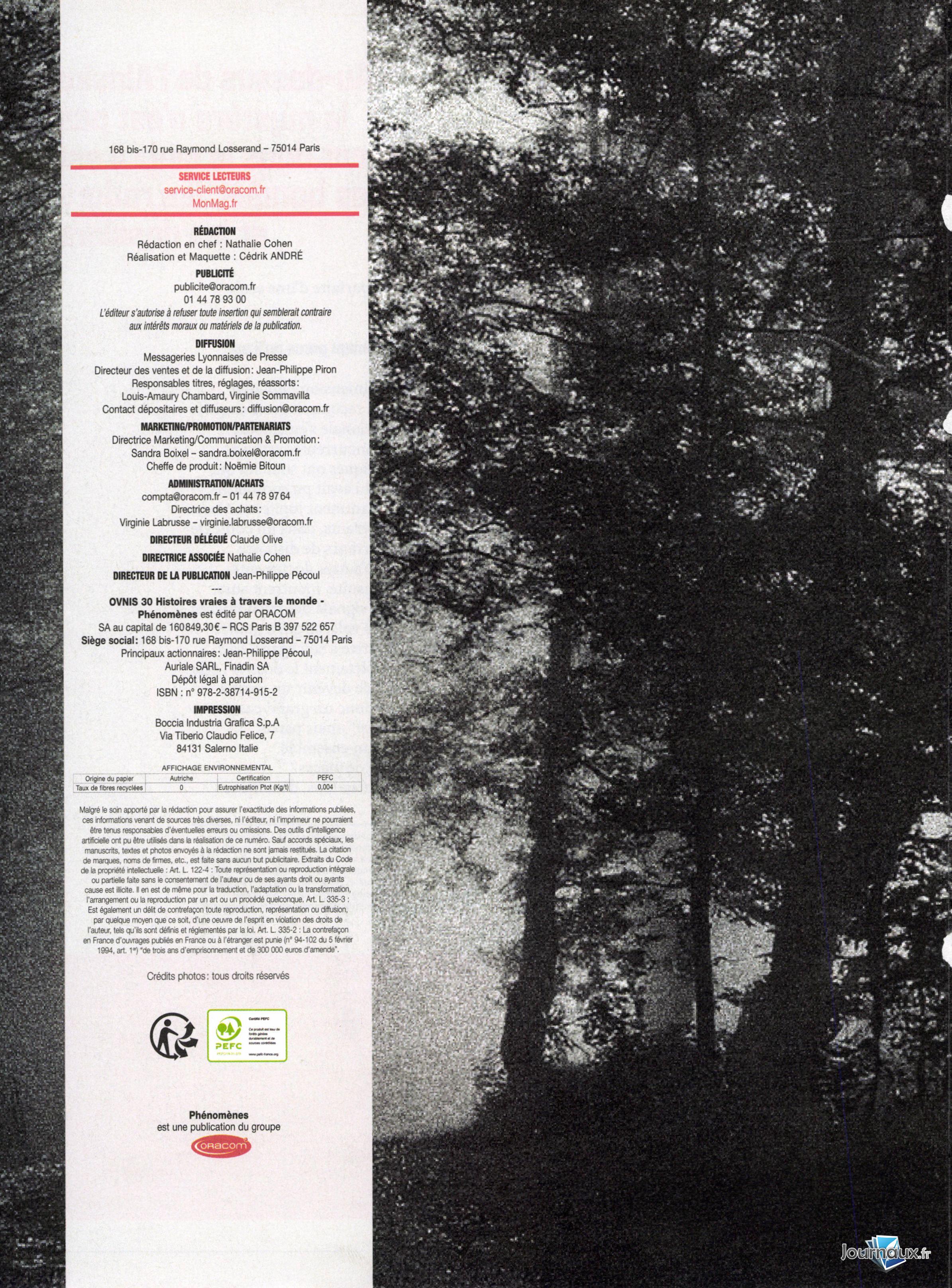 Phénomènes n° 1 2026-05-22