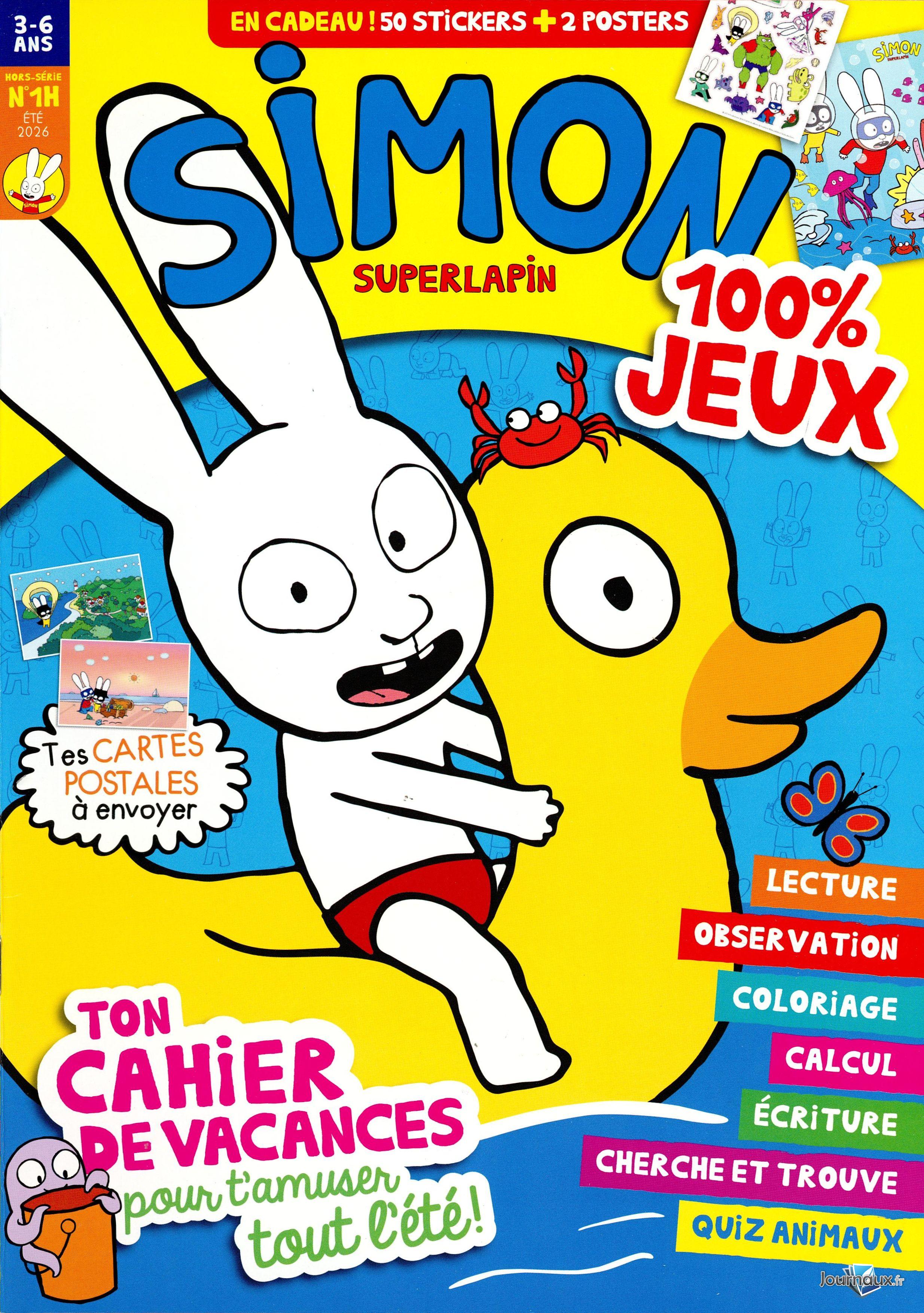Simon Superlapin Hors-Série Jeux n° 1 2026-07-11