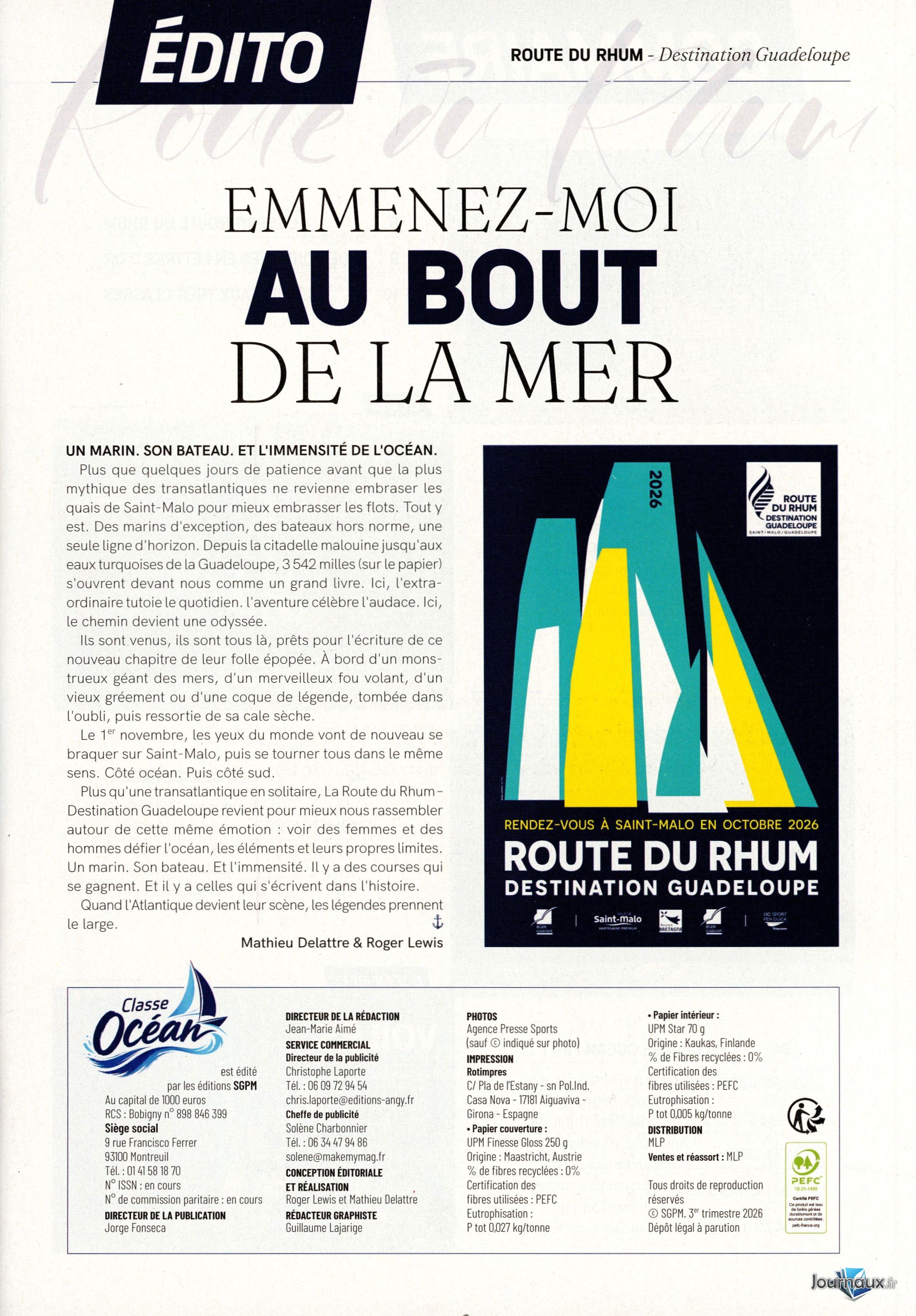 Classe Océan n° 1 2026-09-02