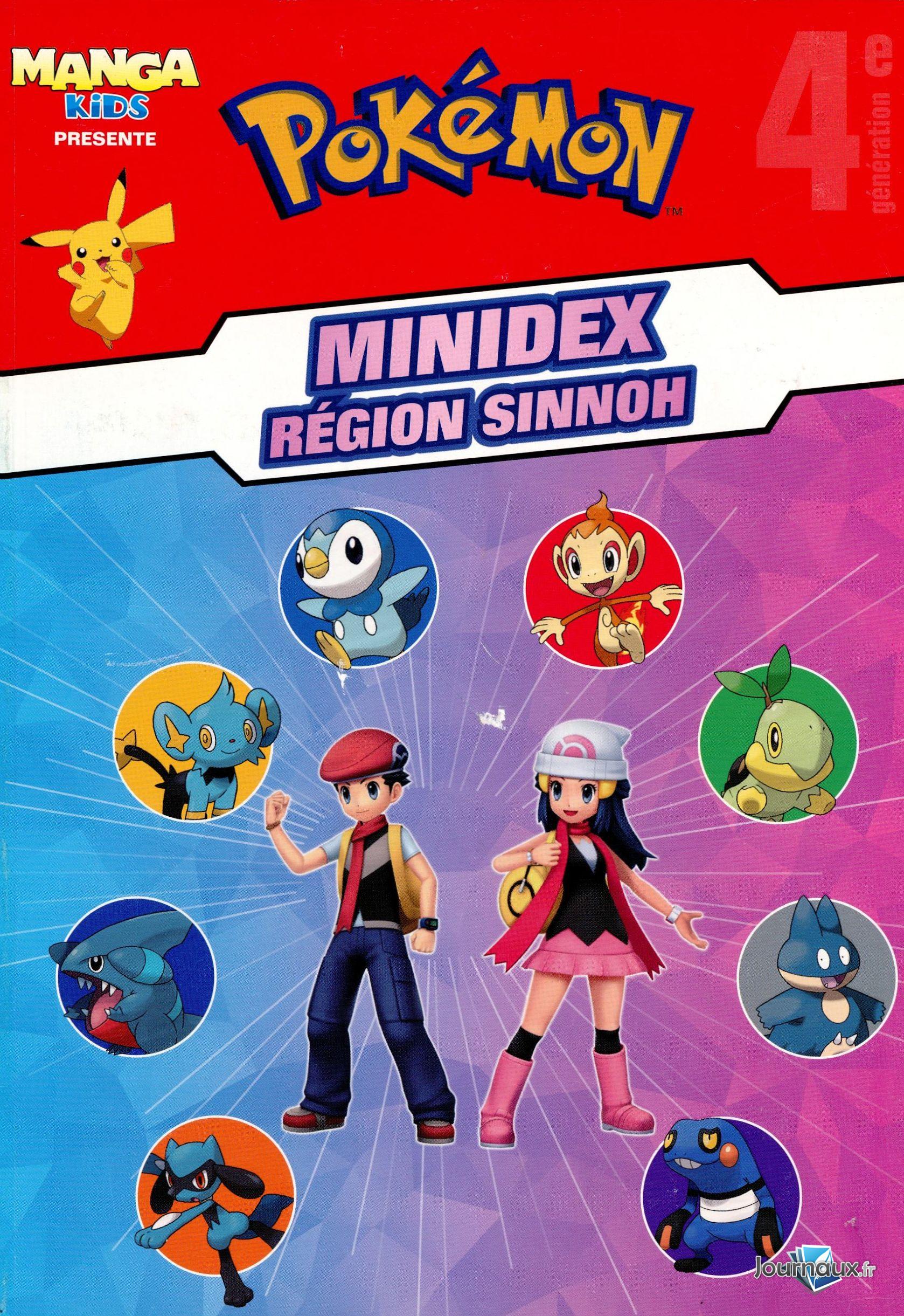 Manga Kids - Pokemon Minidex Région Hoenn +Sinnoh n° 1 2026-07-03