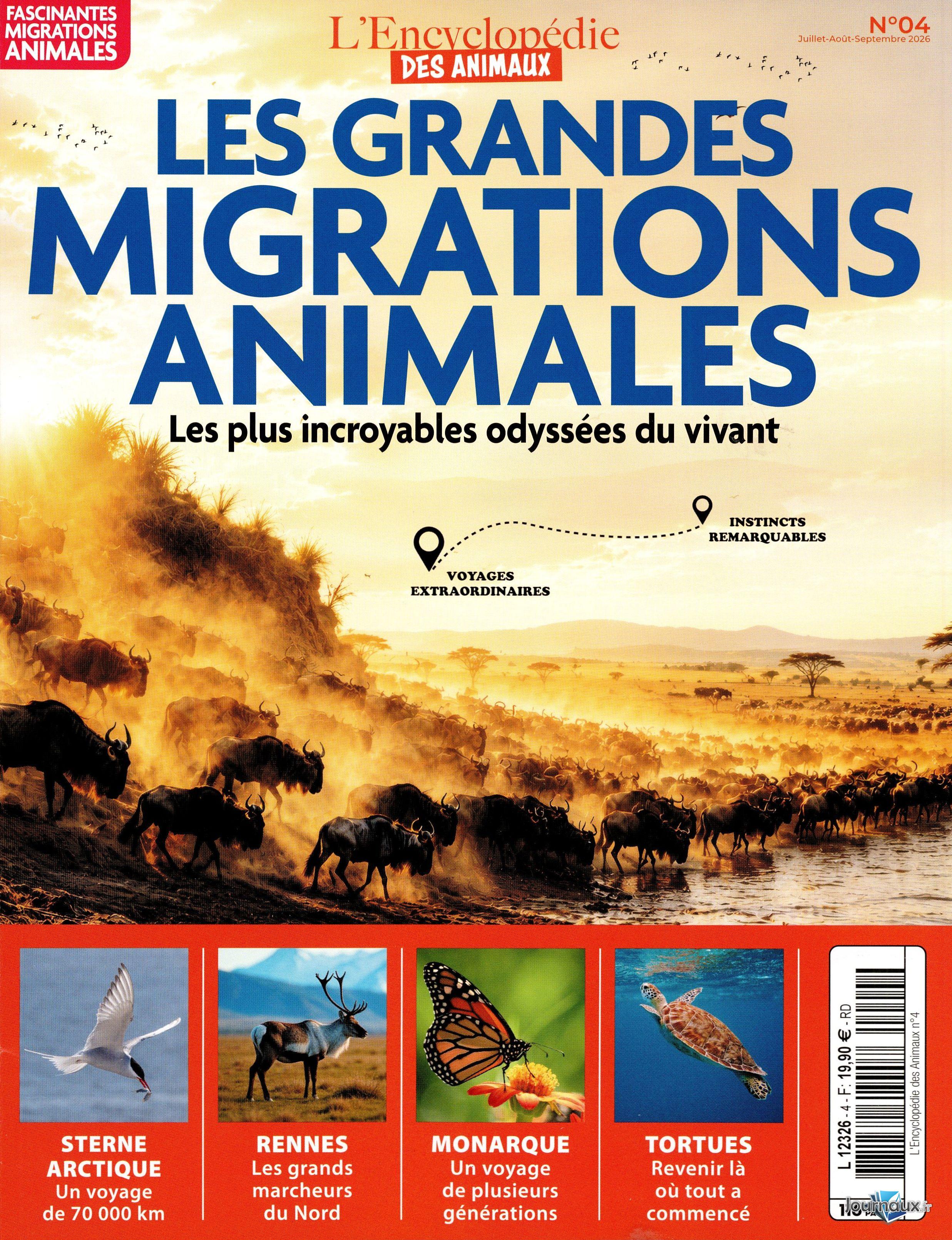 L'encyclopédie des animaux + le monde des animaux n° 4 2026-06-23