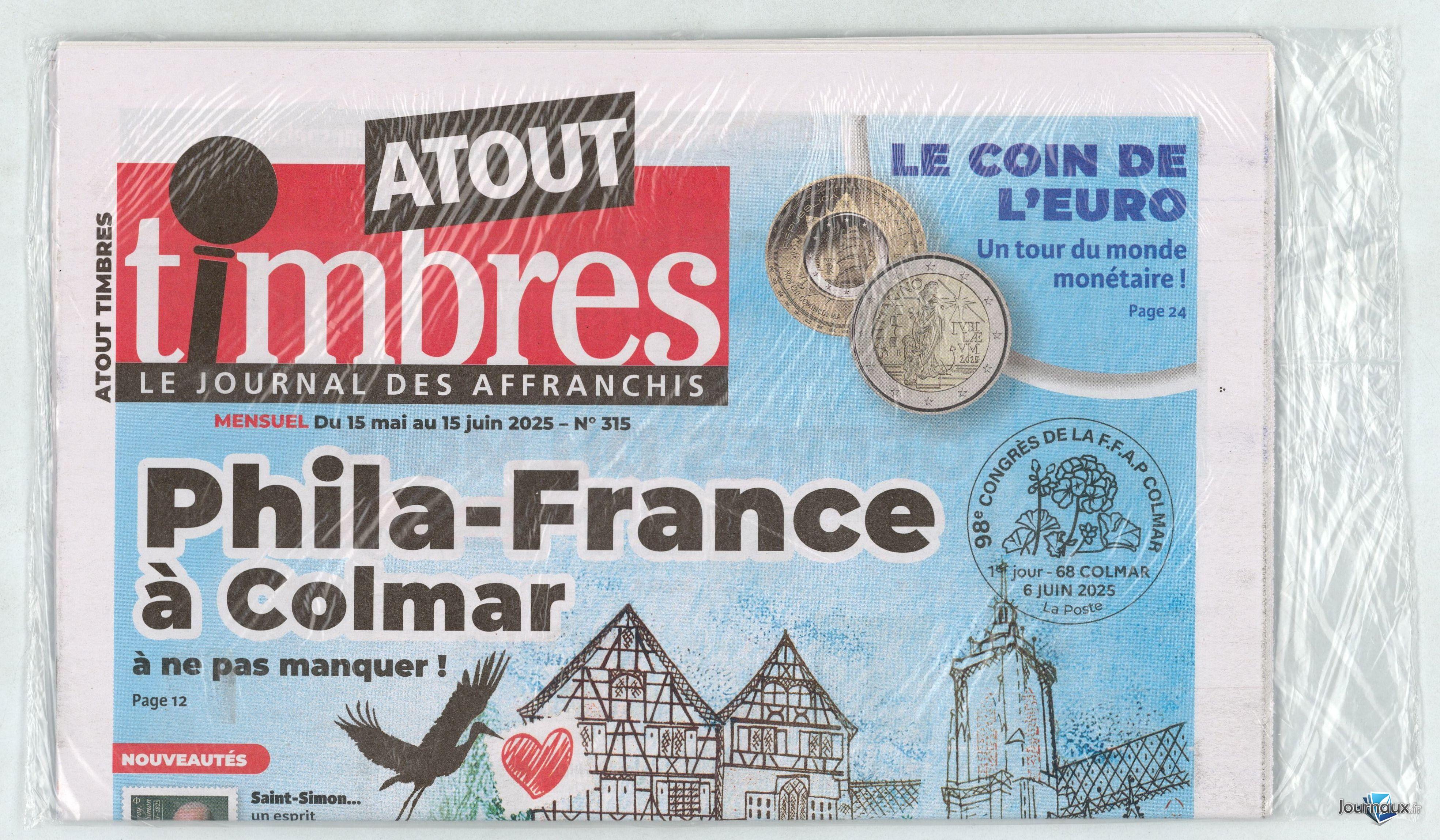 Atout Timbres n° 315 2025-05-15