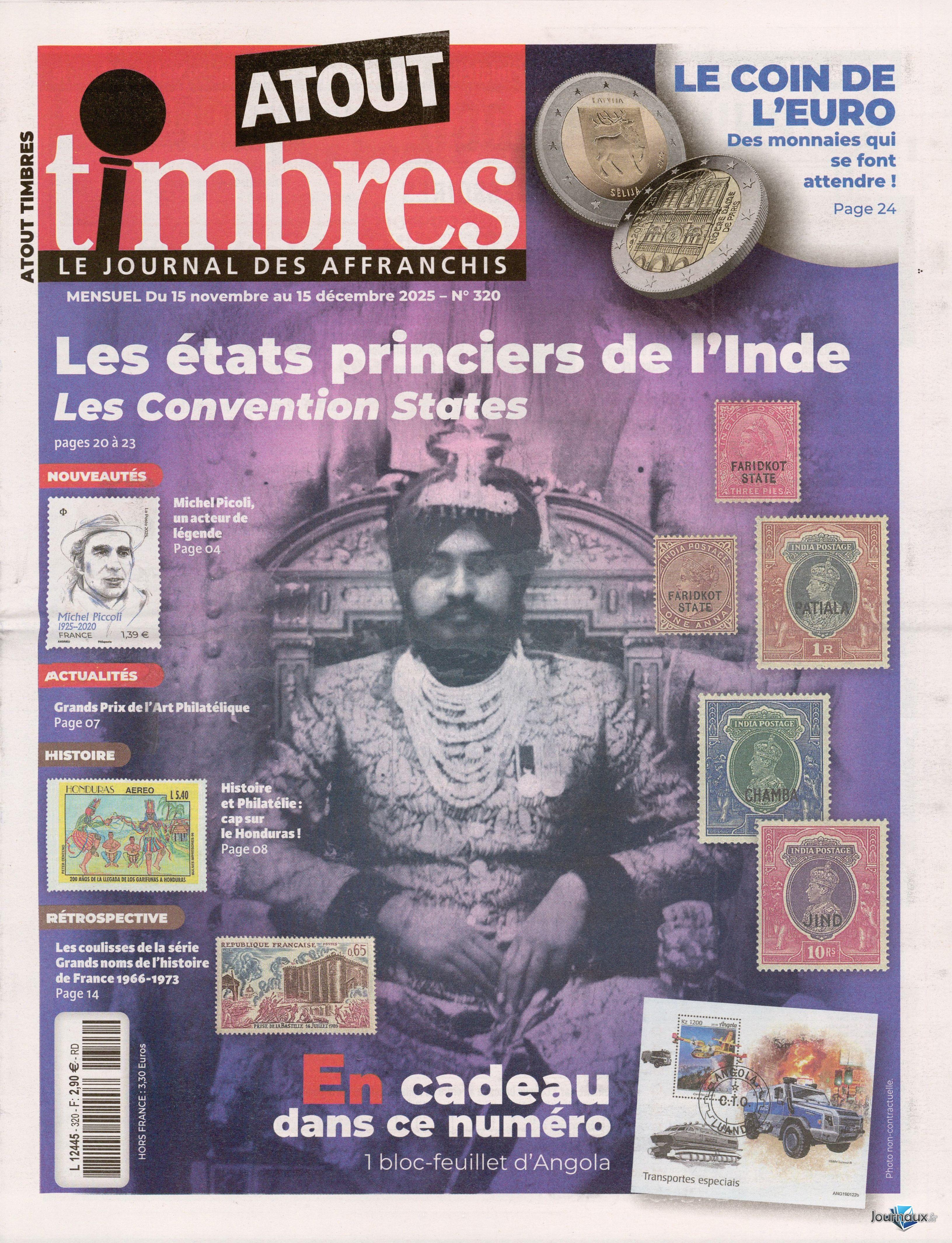Atout Timbres n° 320 2025-11-13