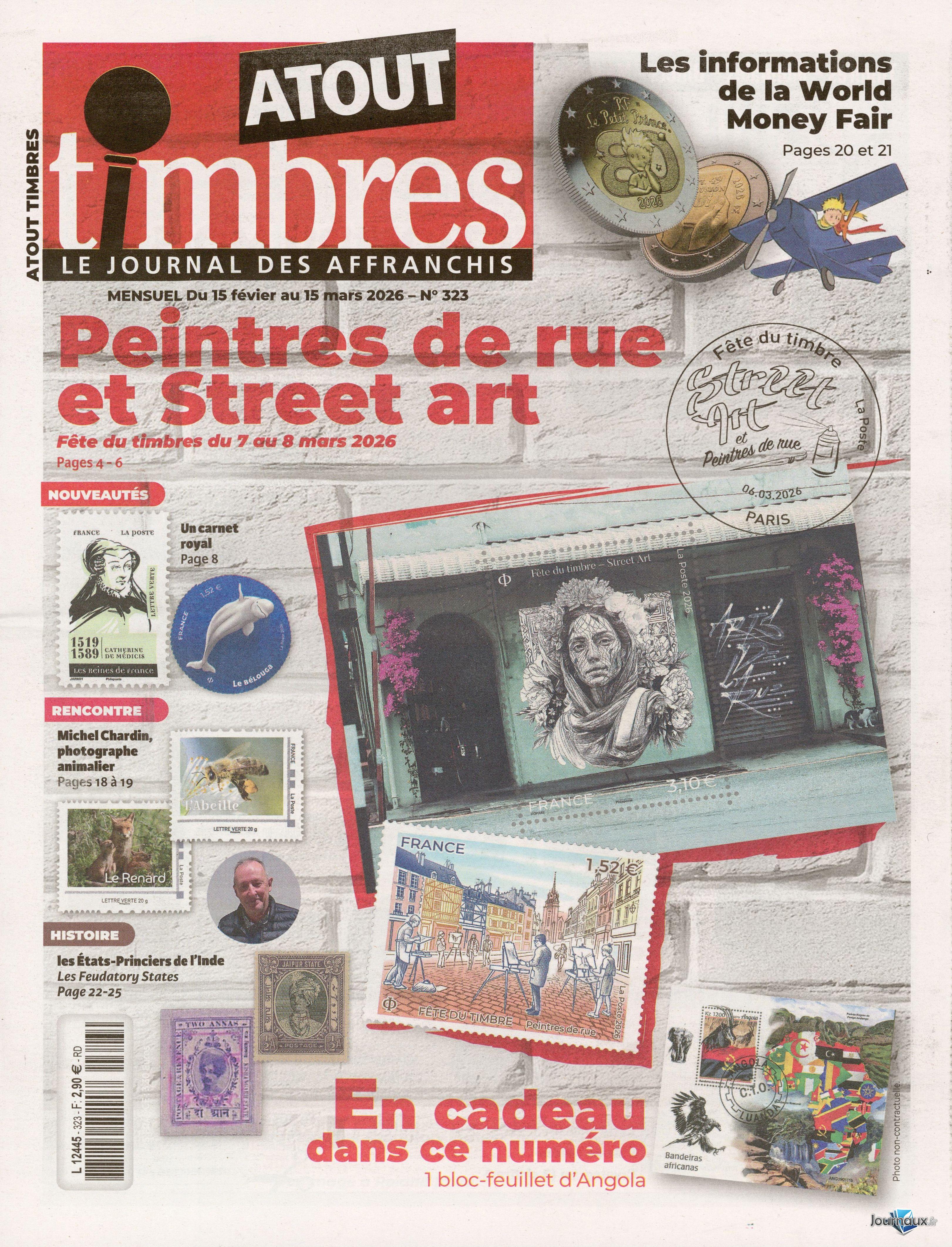 Atout Timbres n° 323 2026-02-18