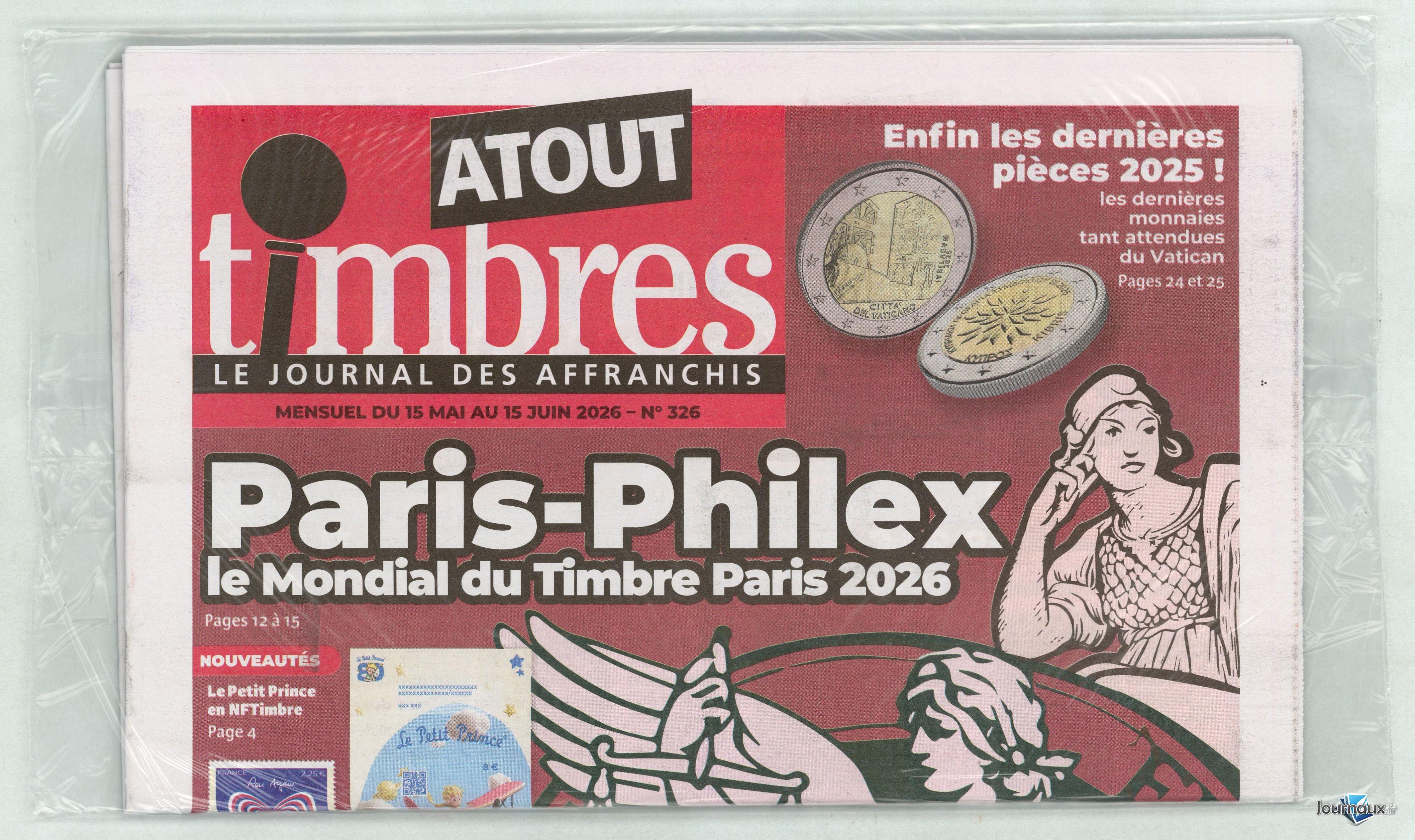 Atout Timbres n° 326 2026-05-15
