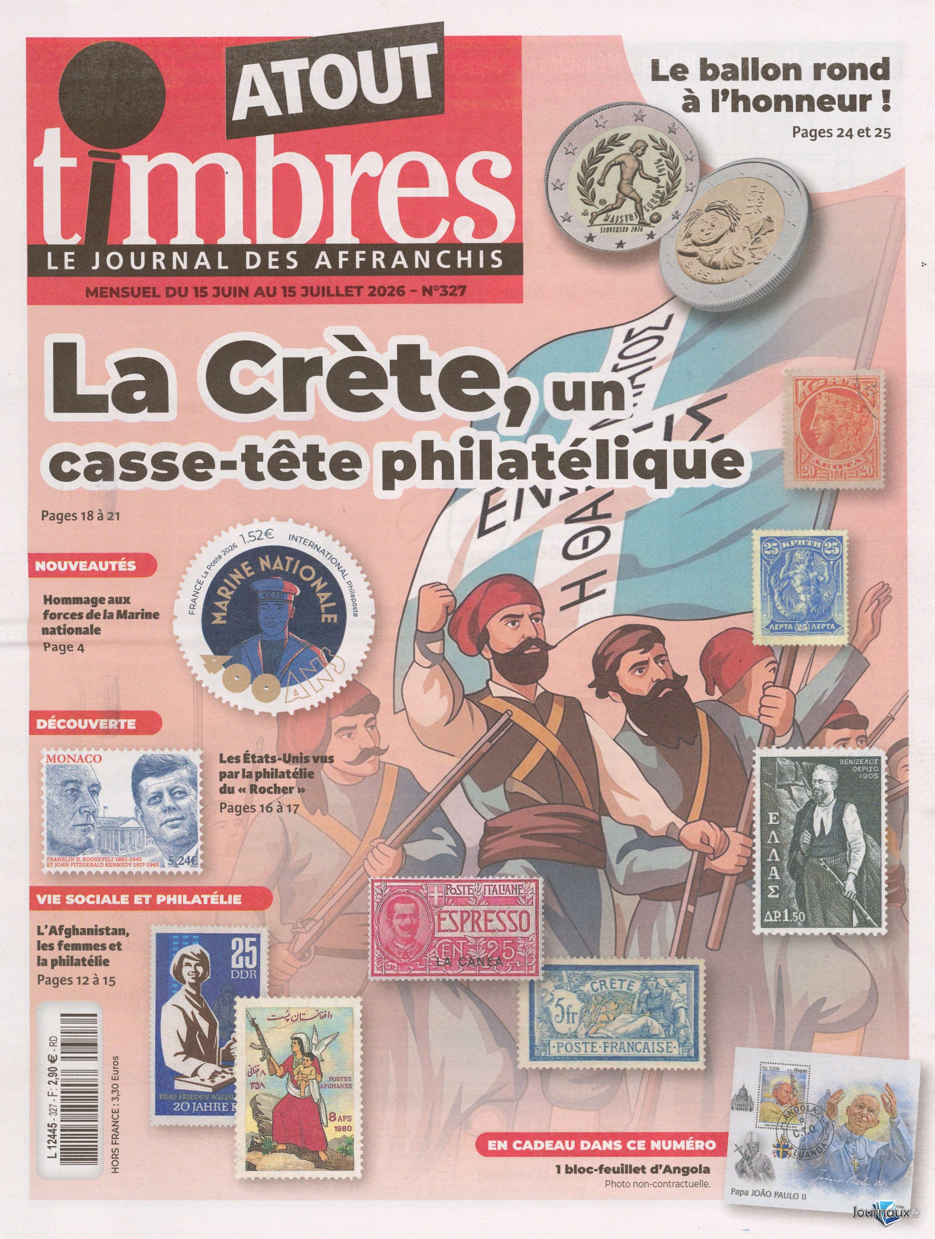 Atout Timbres n° 327 2026-06-17