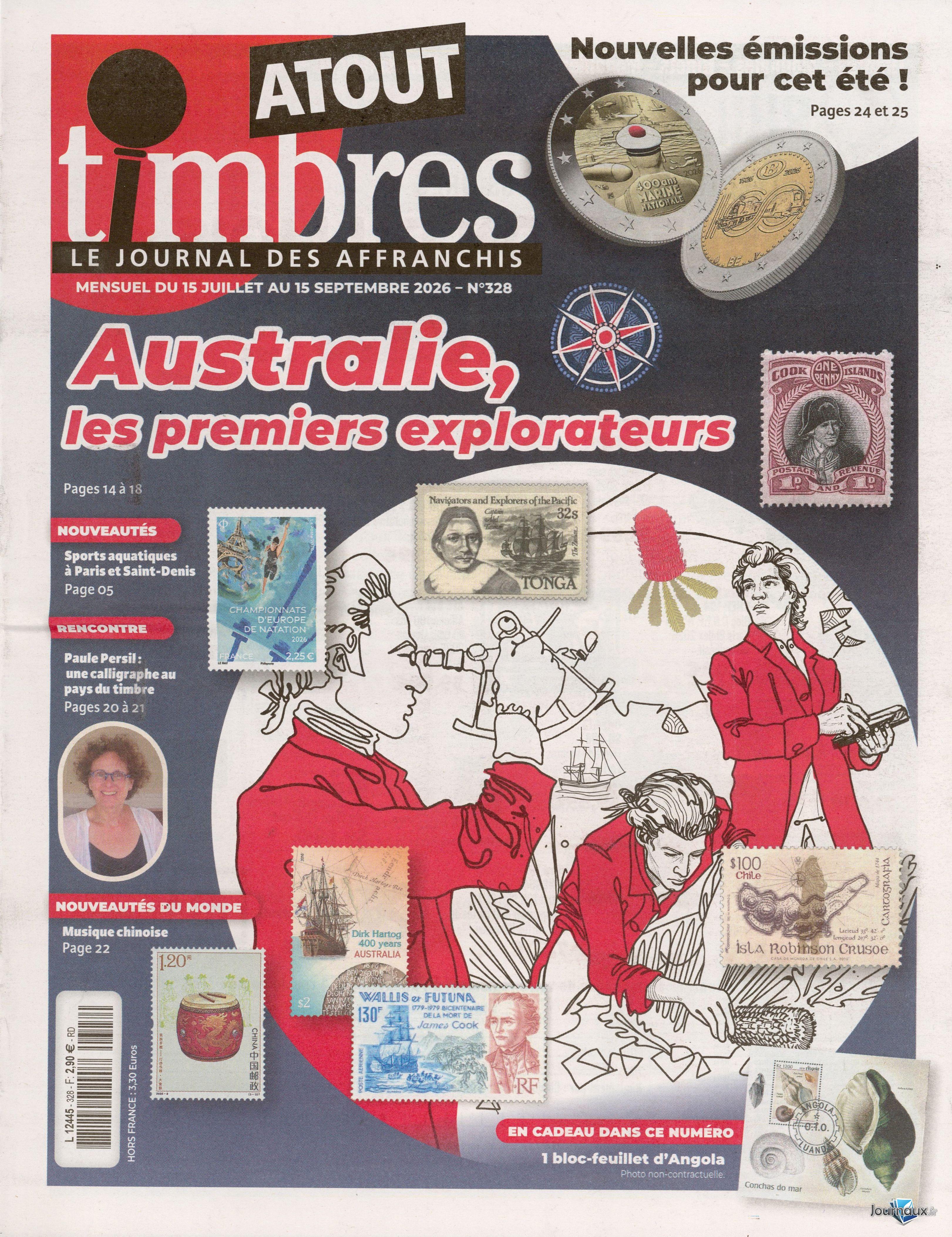 Atout Timbres n° 328 2026-07-15