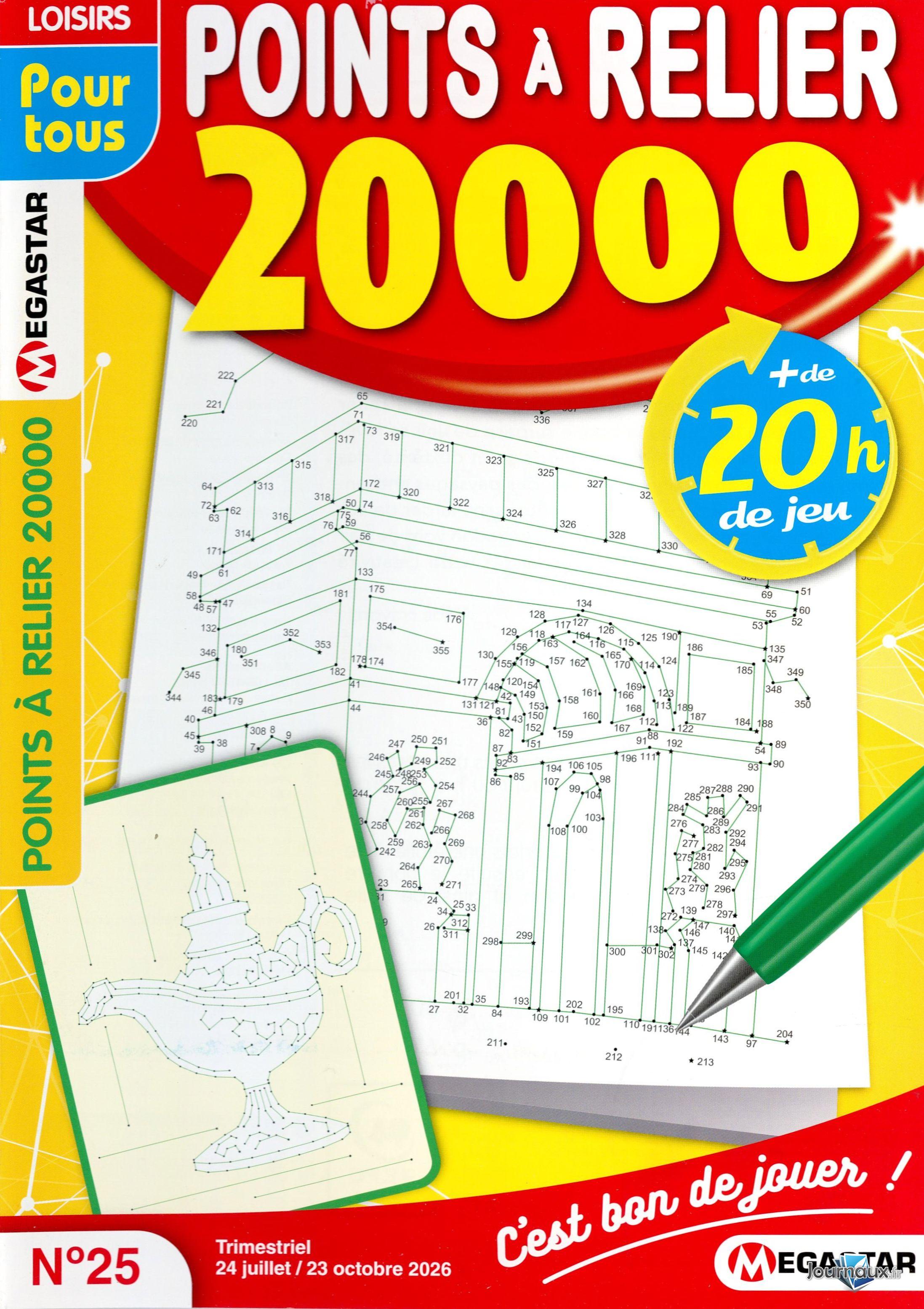 MG 20 000 Points à Relier  n° 25 2026-07-24