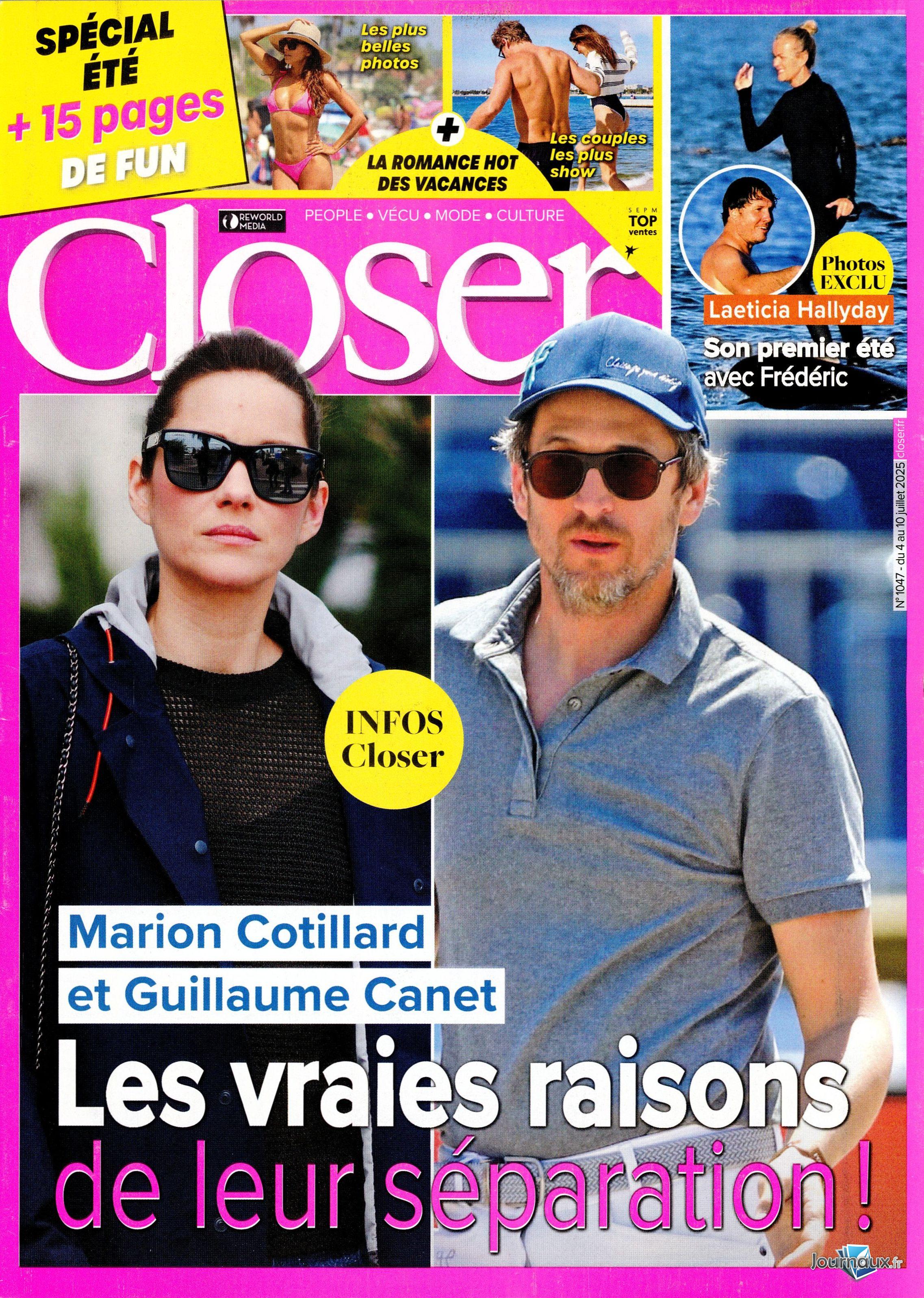 Closer + Télé Star n° 2545 2025-07-05