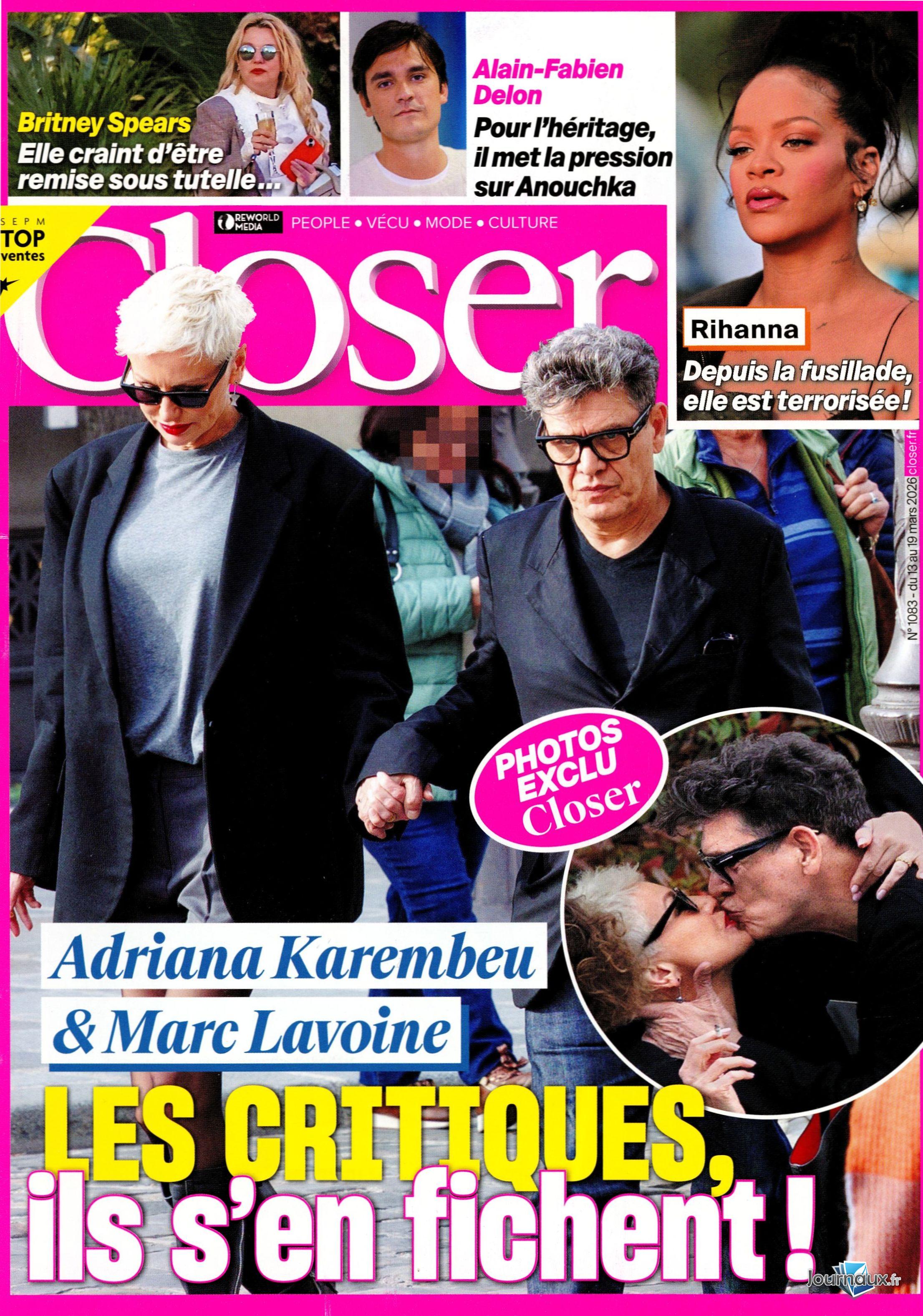 Closer + Télé Star n° 2581 2026-03-14