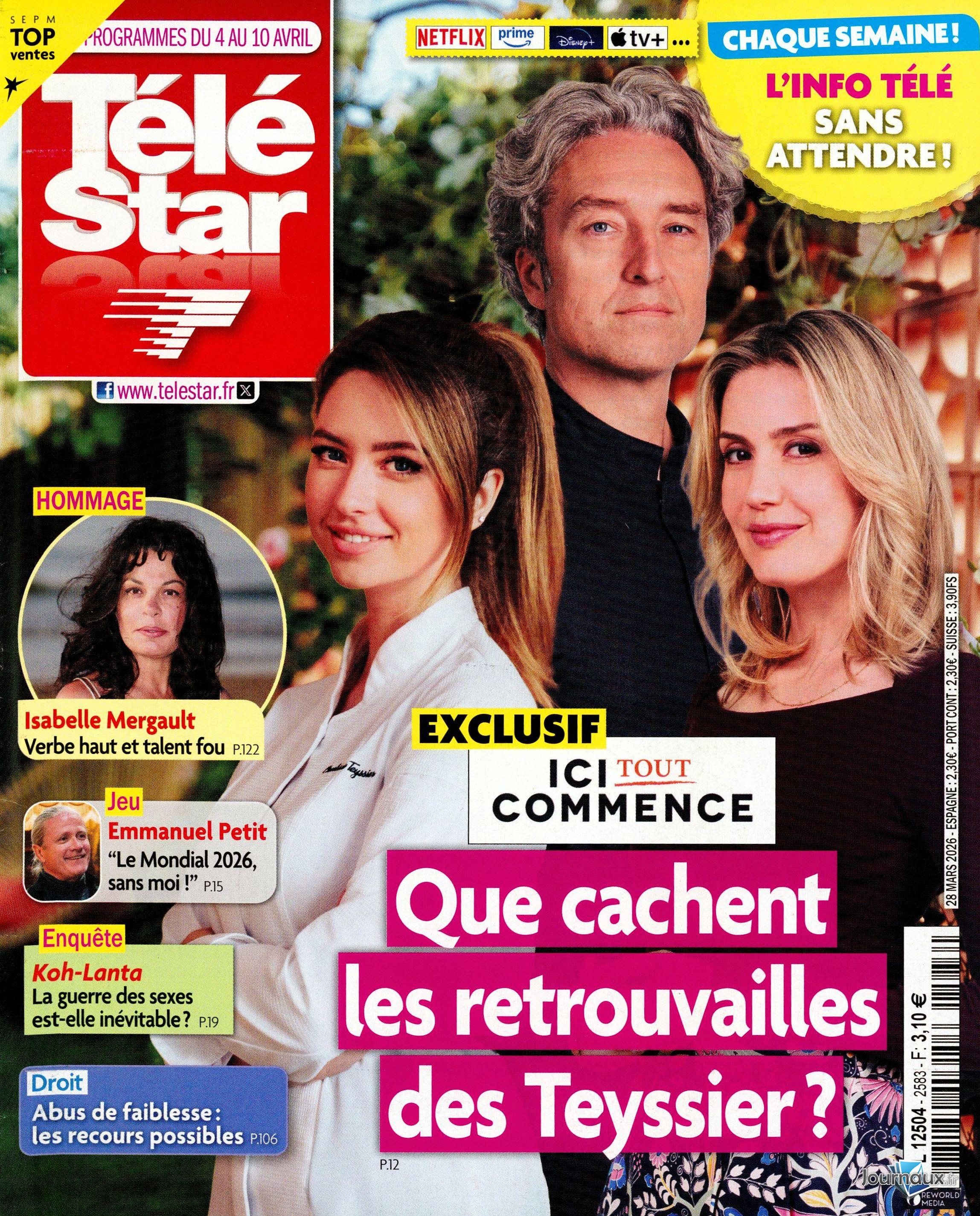 Closer + Télé Star n° 2583 2026-03-28