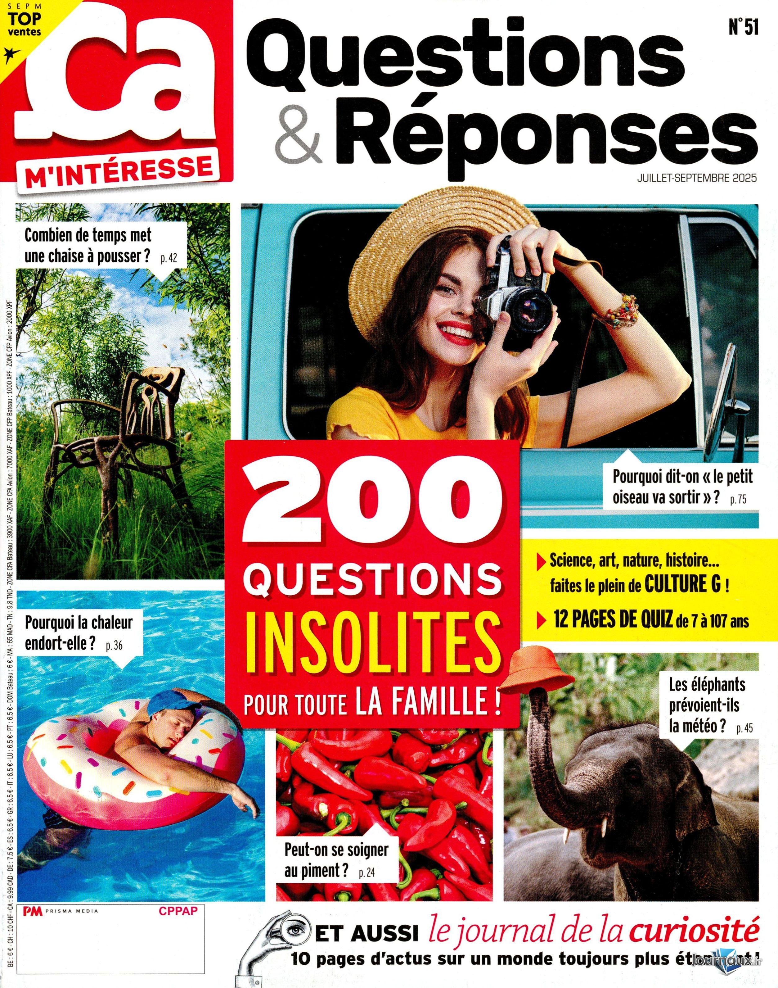 Ça M'Intéresse + Ça M'Interésse Questions & Réponses n° 534 2025-07-24