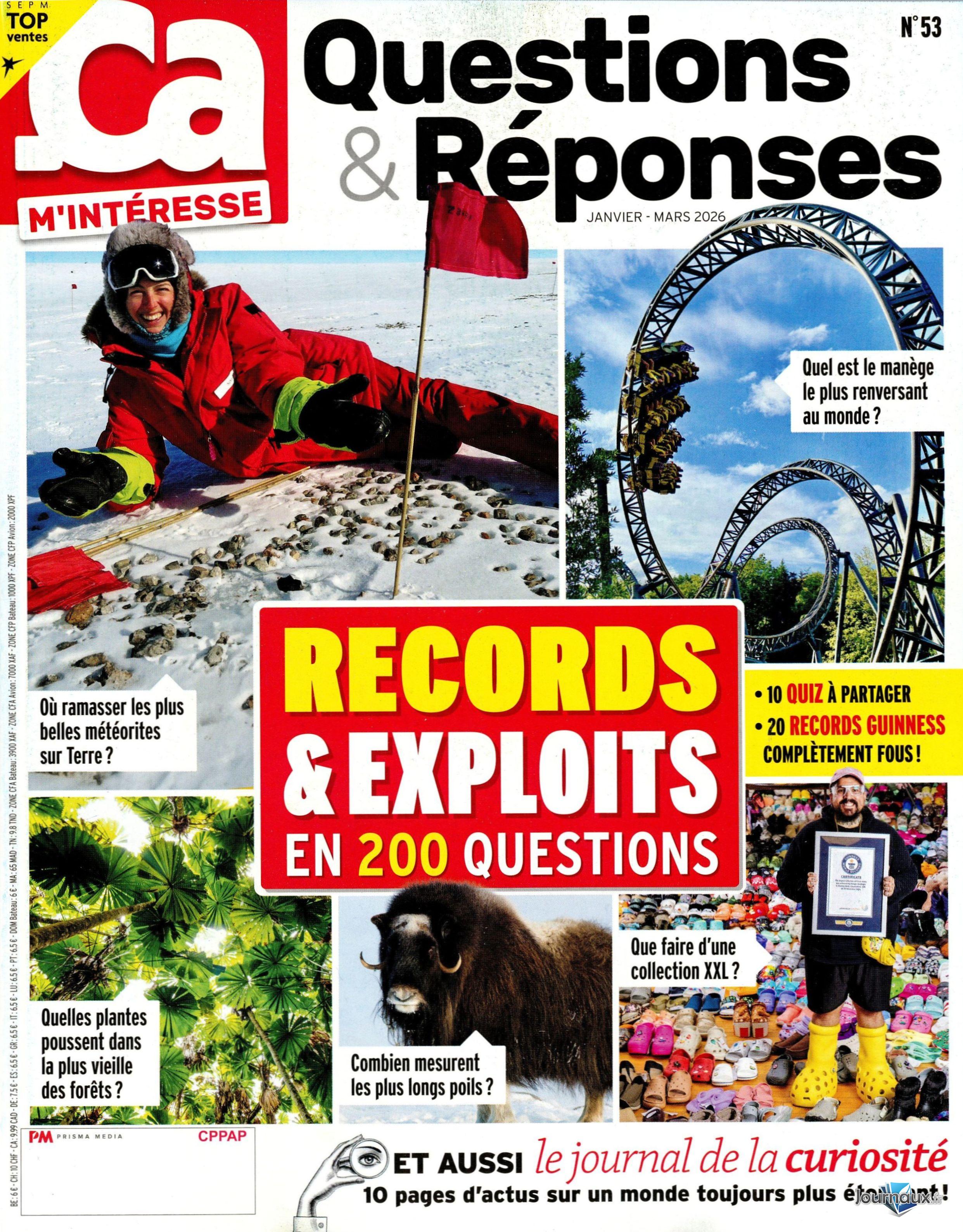 Ça M'Intéresse + Ça M'Interésse Questions & Réponses n° 540 2026-01-29