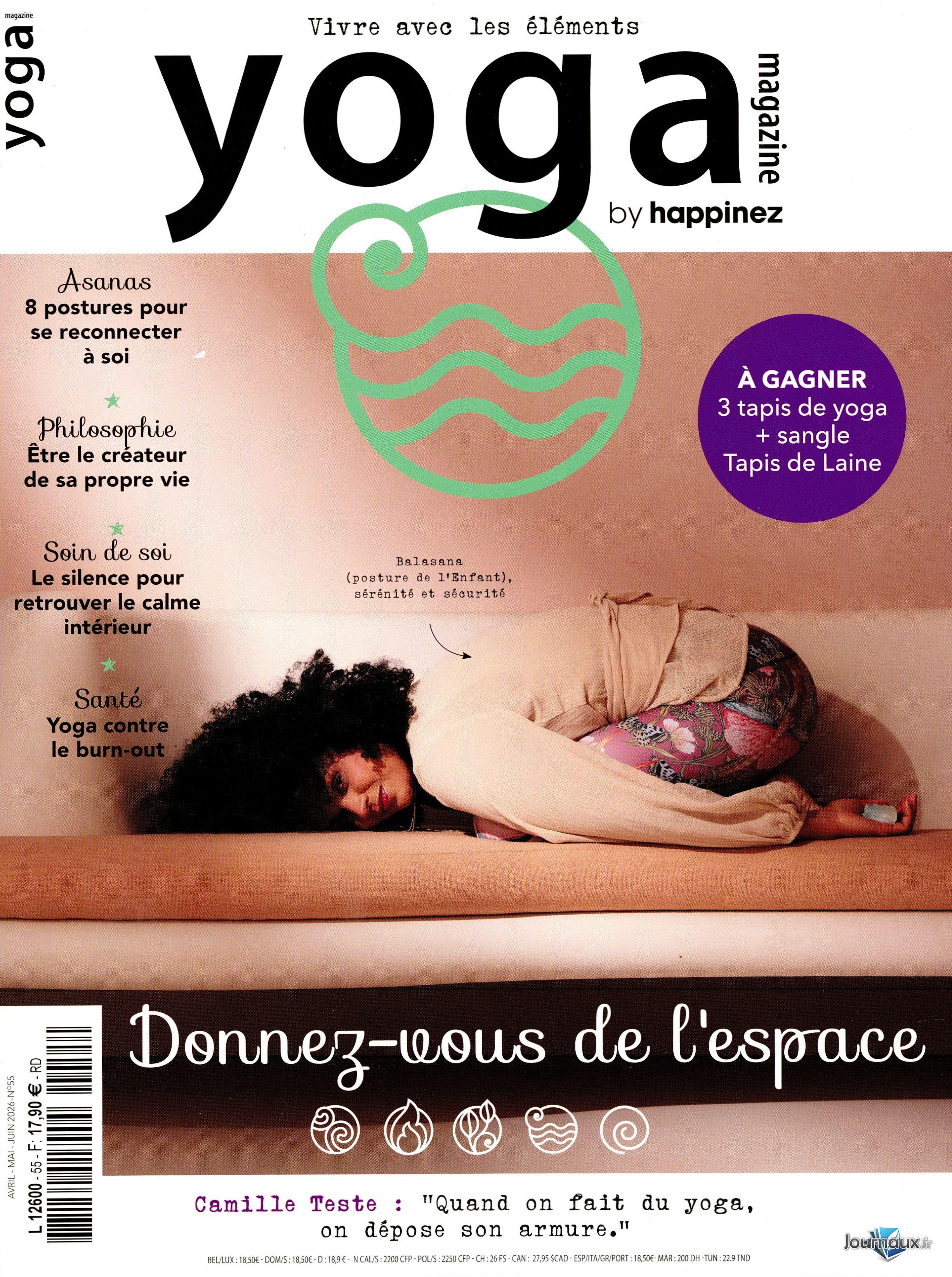 Yoga Magazine 3 Numéros  n° 55 2026-03-19