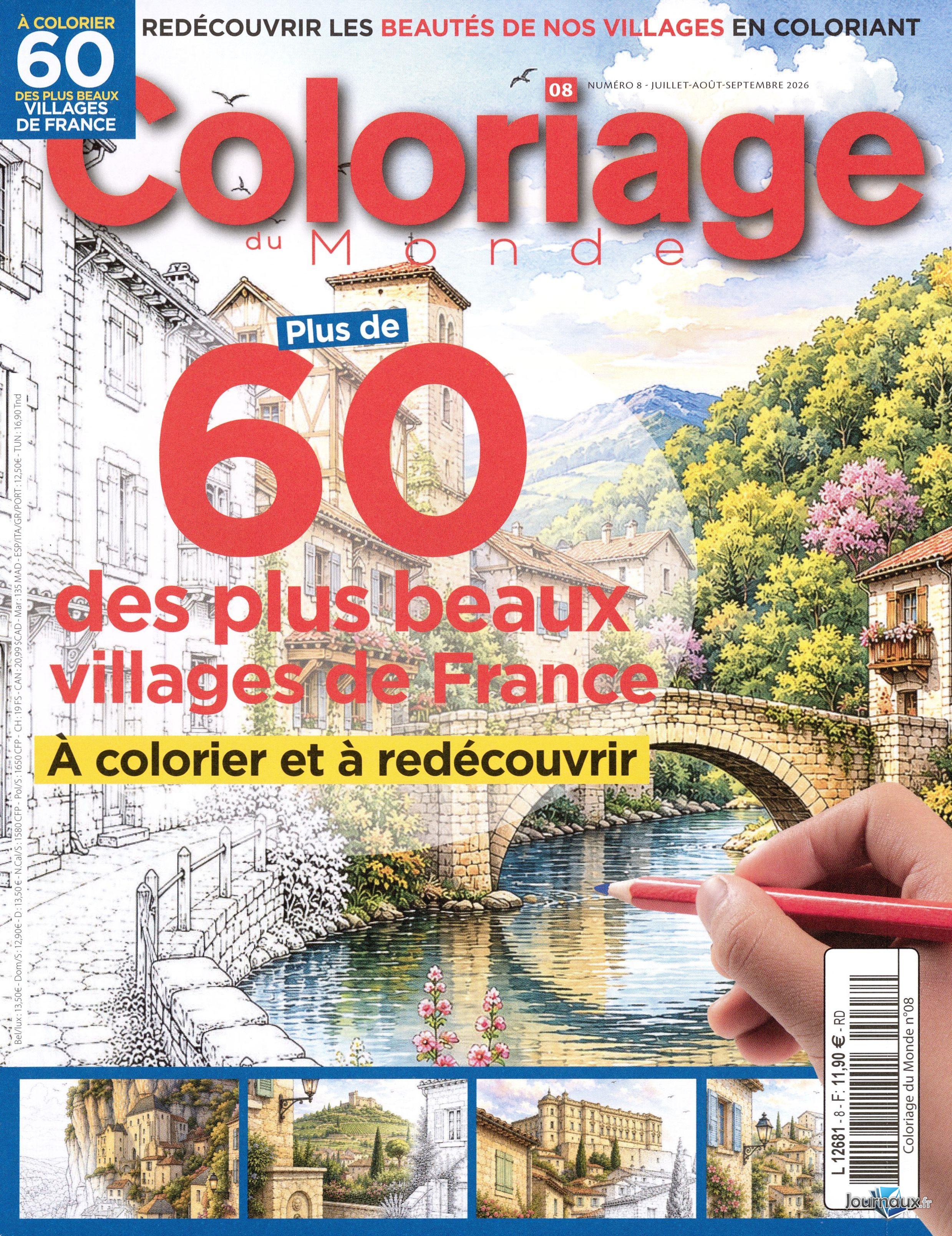 Coloriage du Monde + 1 magazine n° 8 2026-06-23