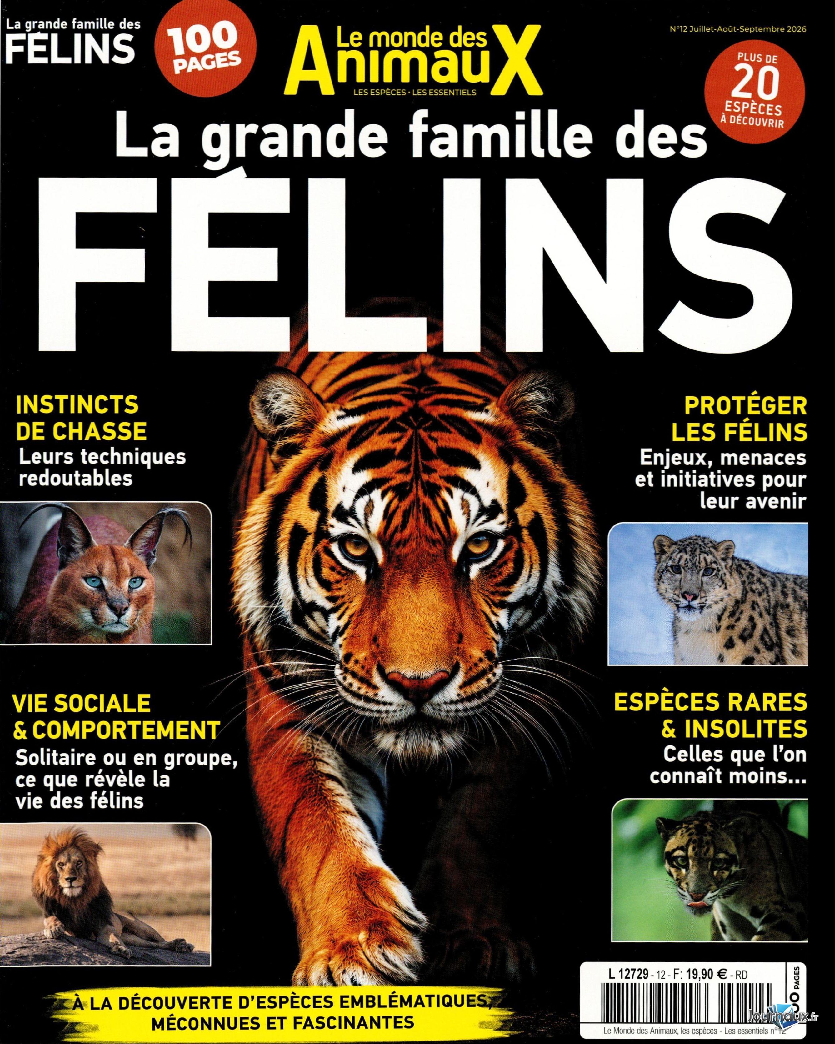 Offre Le Monde des Animaux + Hors-Série n° 12 2026-07-22
