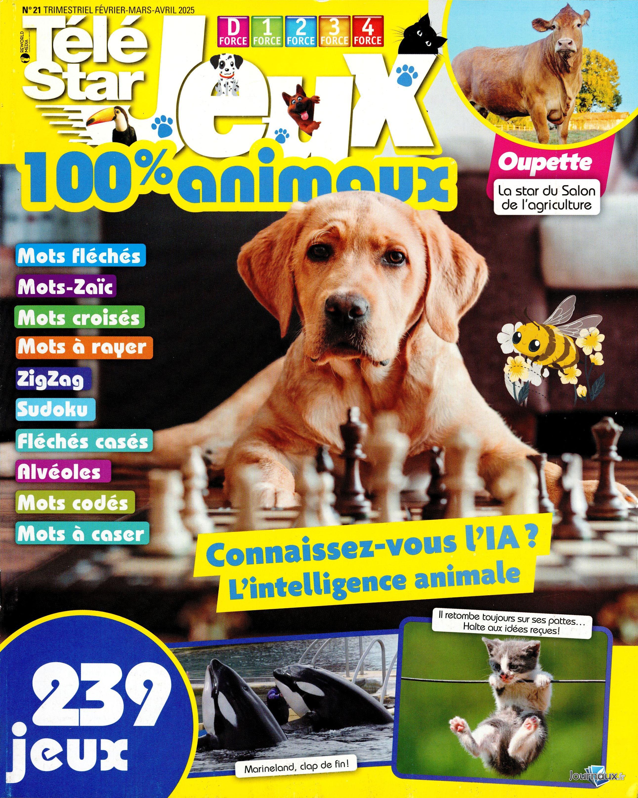 Télé Star Jeux + Télé Star Jeux Patrimoine & Régions  n° 447 2025-03-25