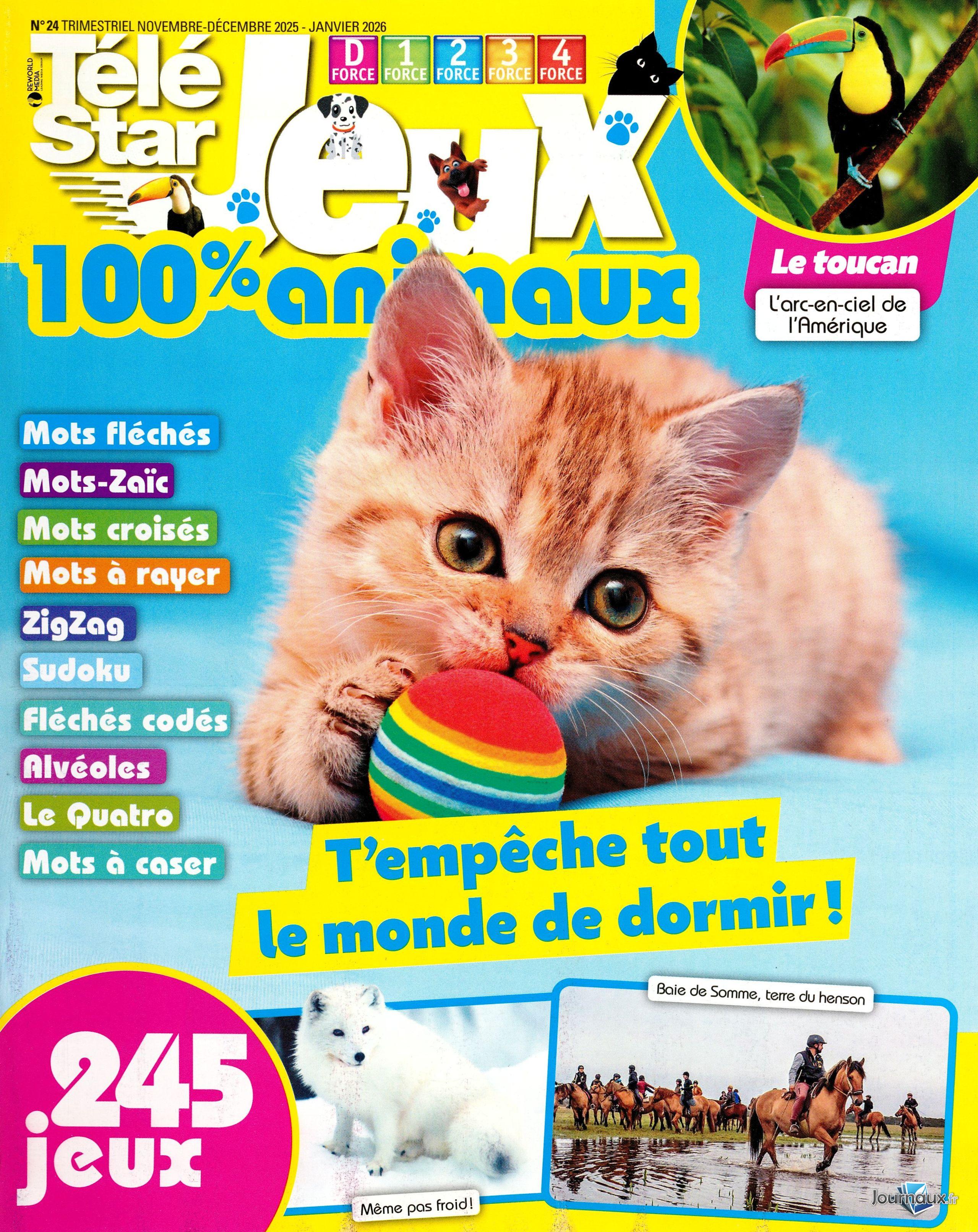 Télé Star Jeux + Télé Star Jeux Patrimoine & Régions n° 455 2025-11-25
