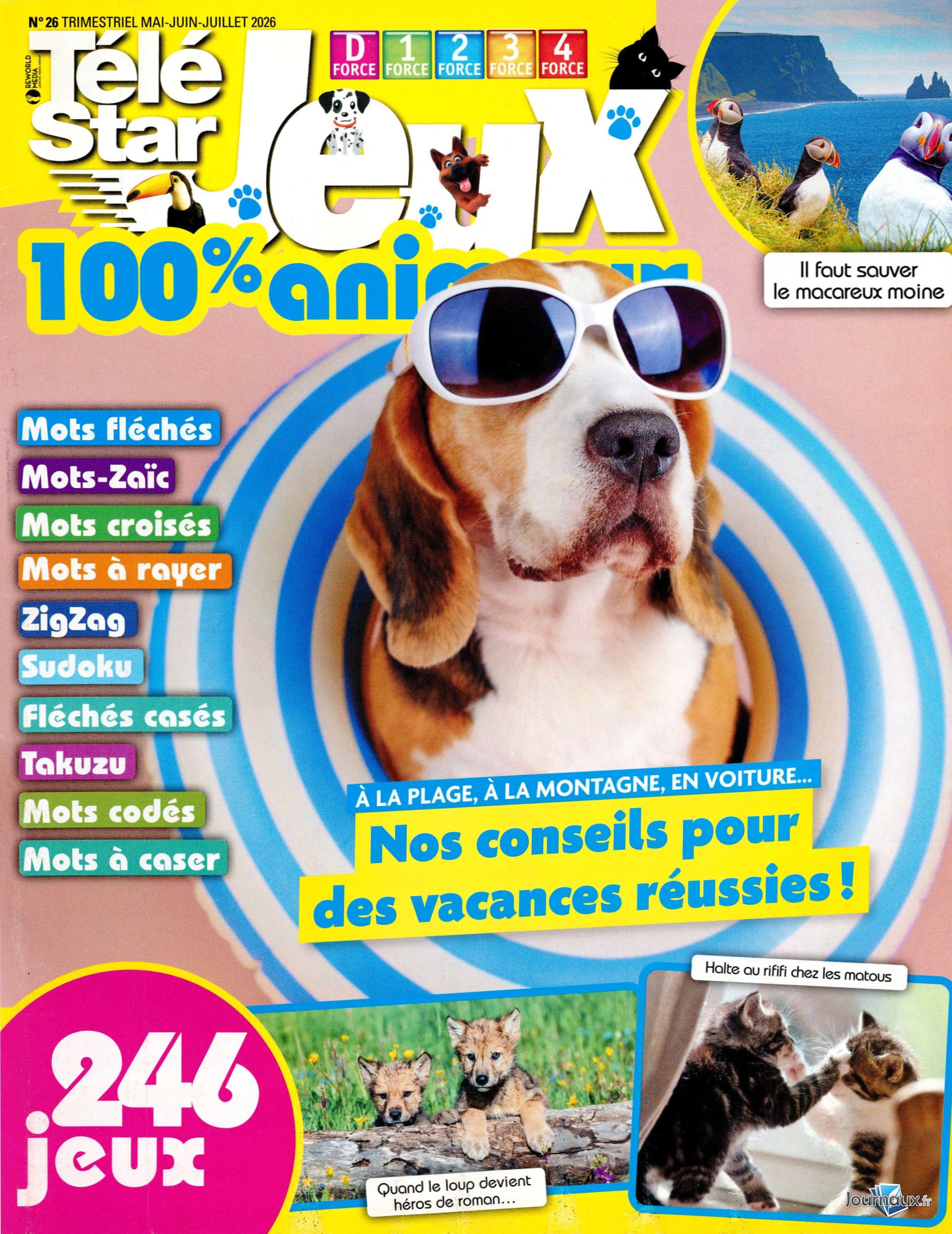 Télé Star Jeux + Télé Star Jeux Patrimoine & Régions  n° 461 2026-05-29