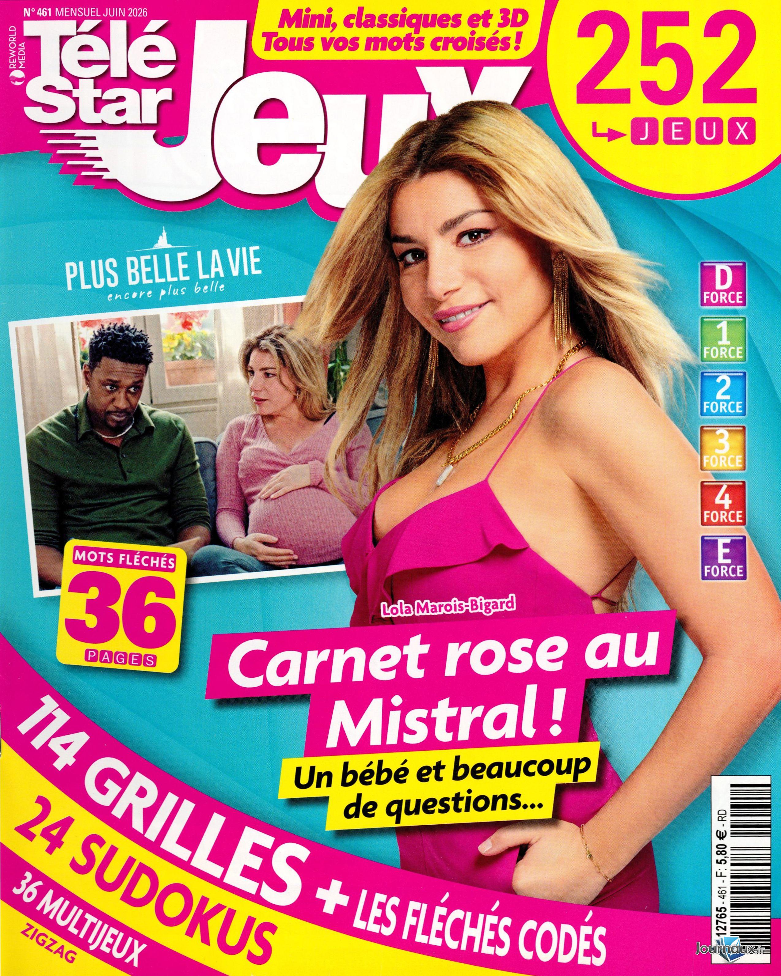 Télé Star Jeux + Télé Star Jeux Patrimoine & Régions  n° 461 2026-05-29