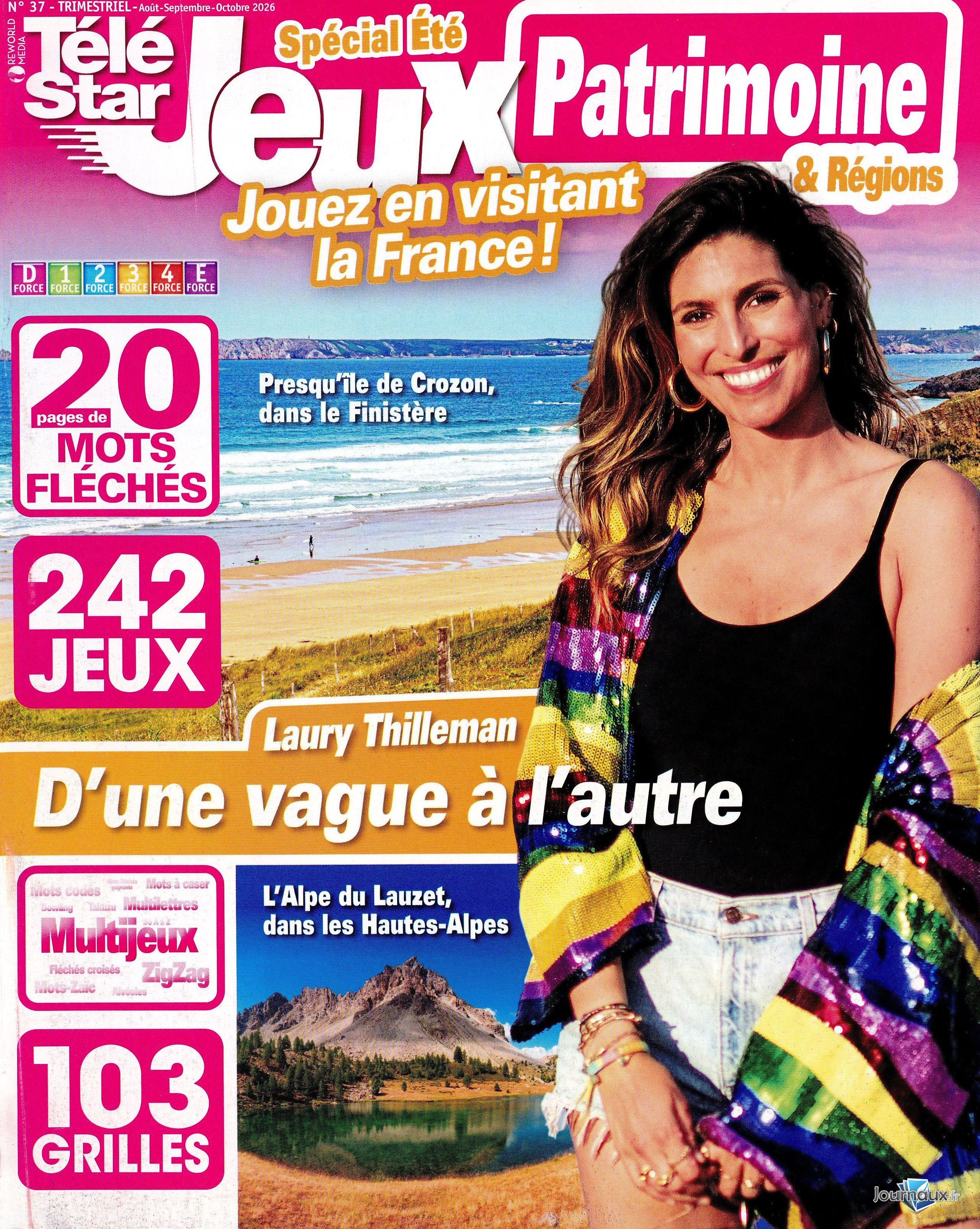 Télé Star Jeux + Télé Star Jeux Patrimoine & Régions n° 465 2026-09-18