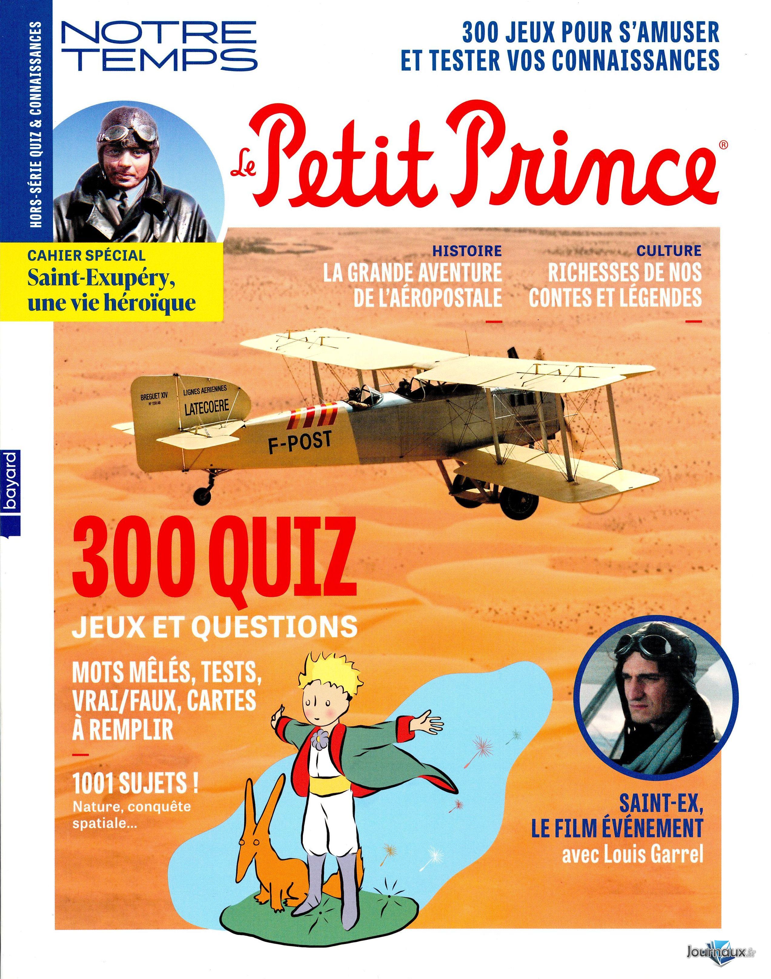 Pack Notre Temps + Hors-Série Le Petit Prince n° 661 2024-12-16