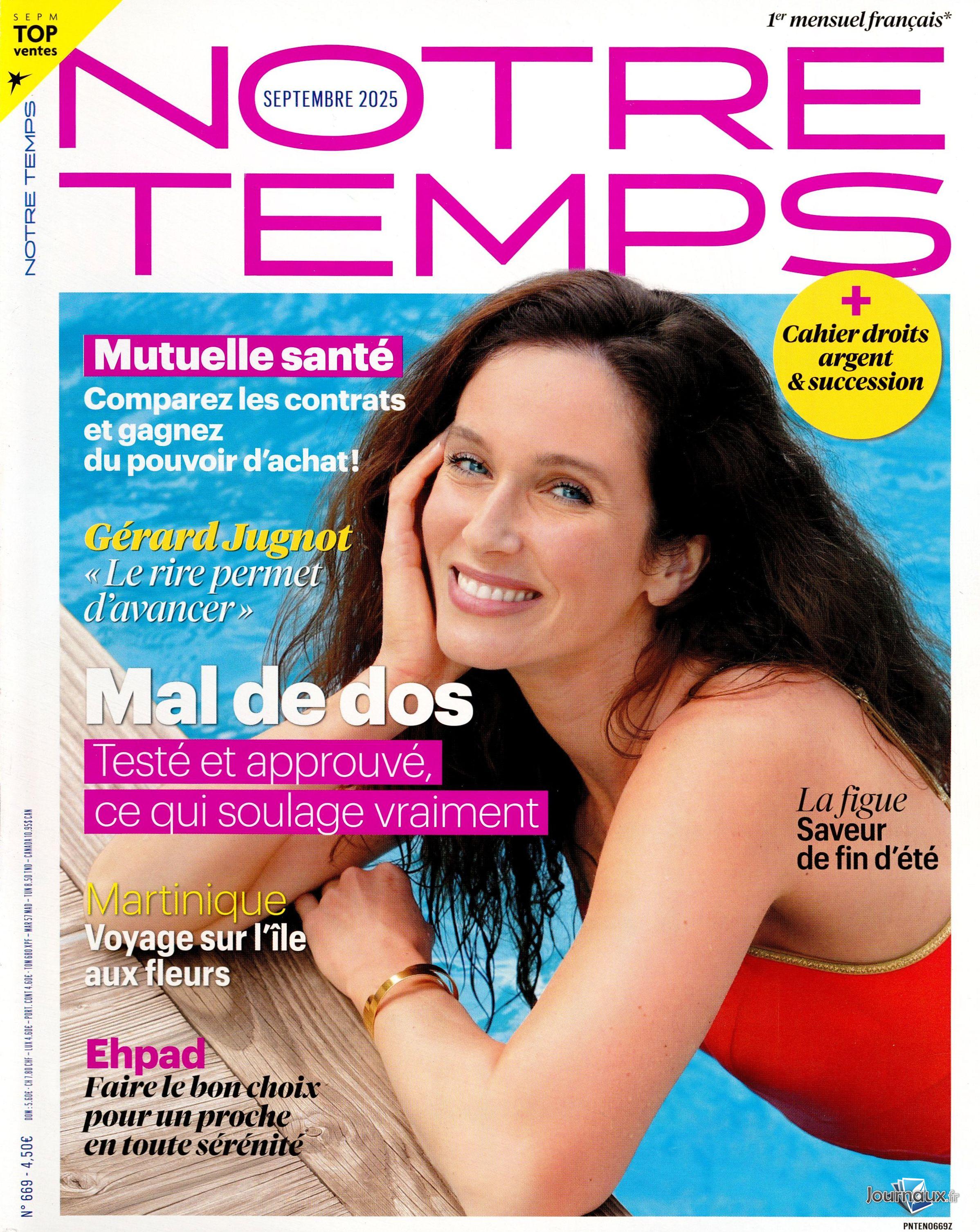 Pack Notre Temps + Hors-Série Notre Temps Droits n° 669 2025-08-04