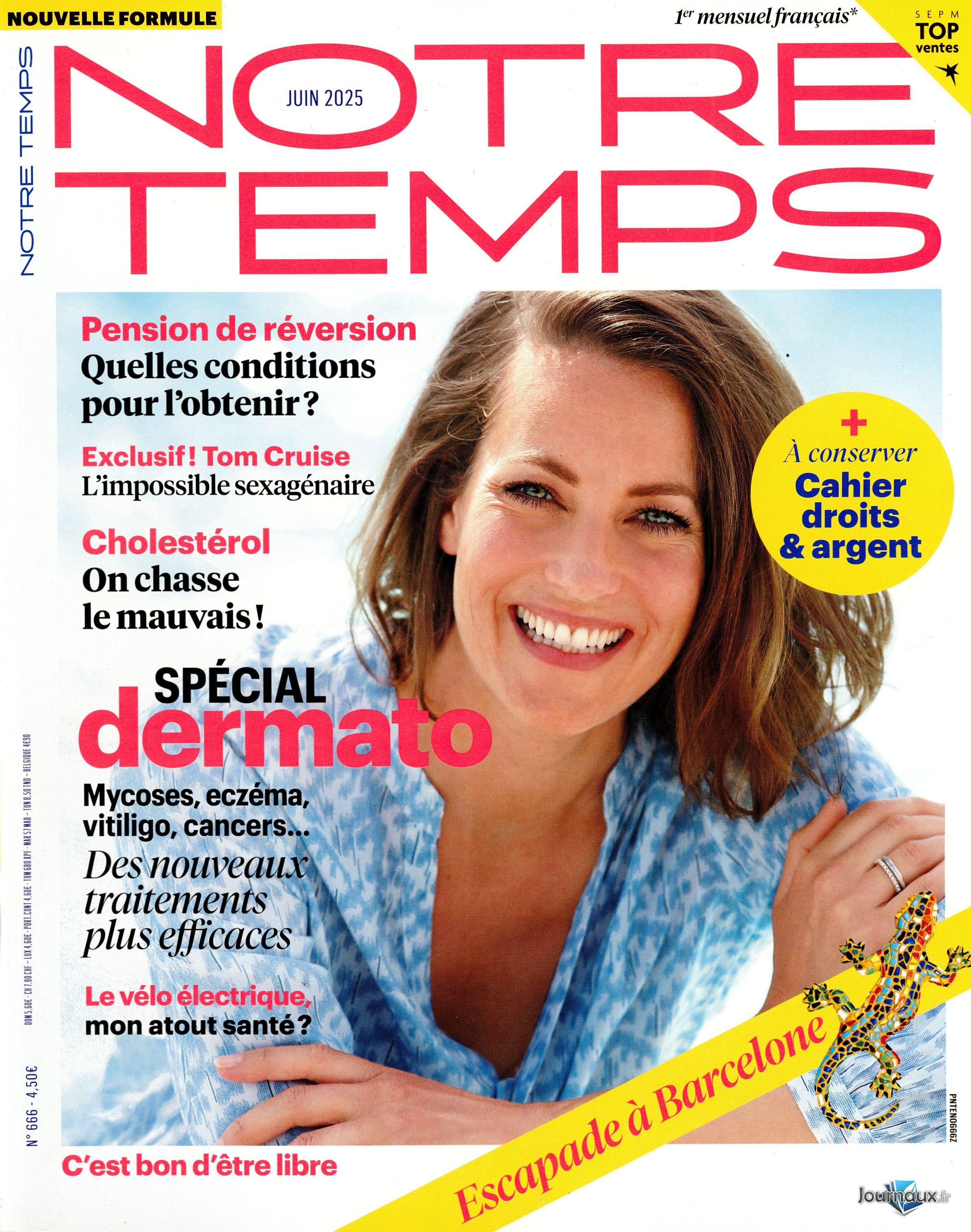 Notre Temps + Notre Temps Santé & bien être  n° 666 2025-05-12