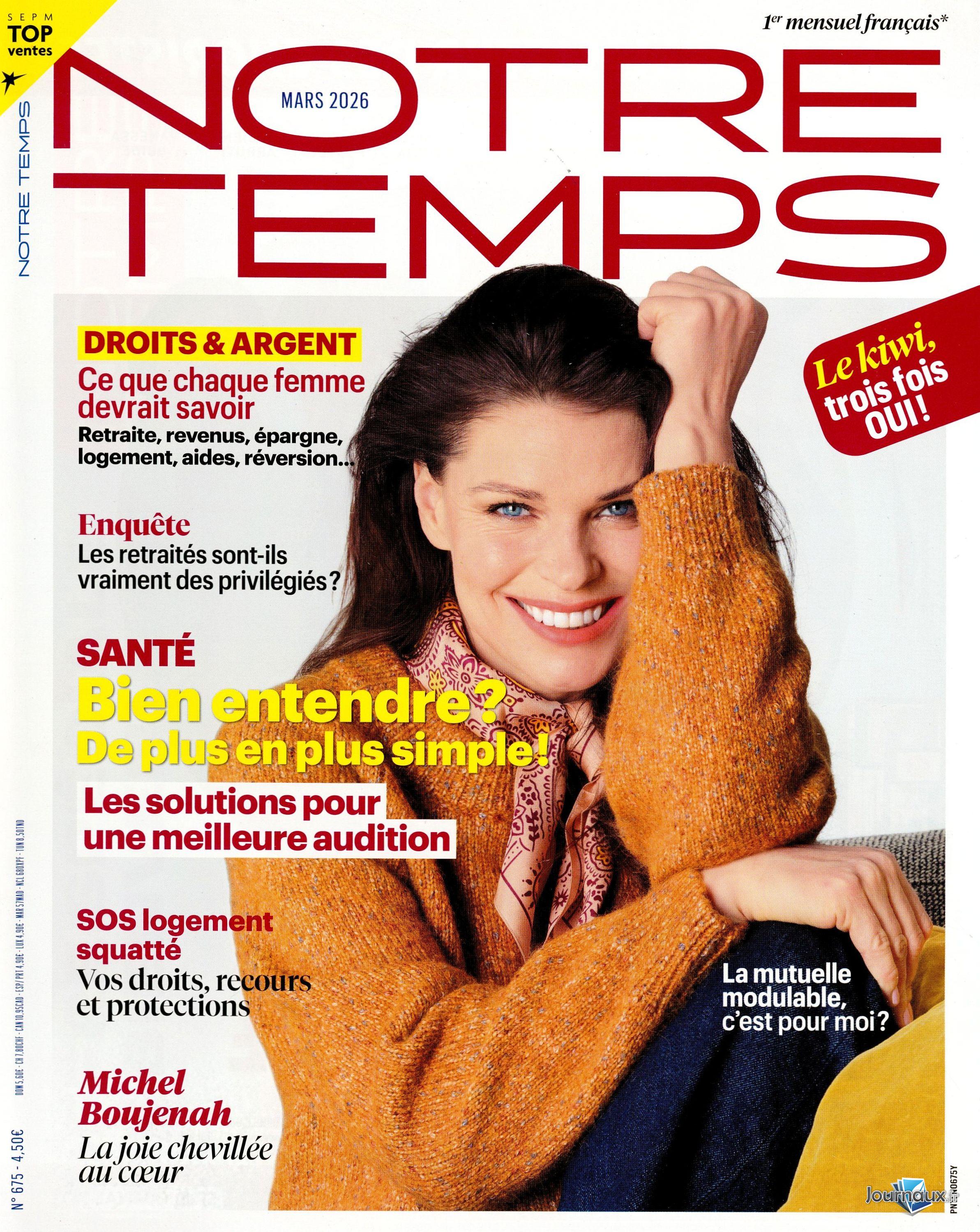 Notre Temps Santé & Bien-être n° 675 2026-02-02