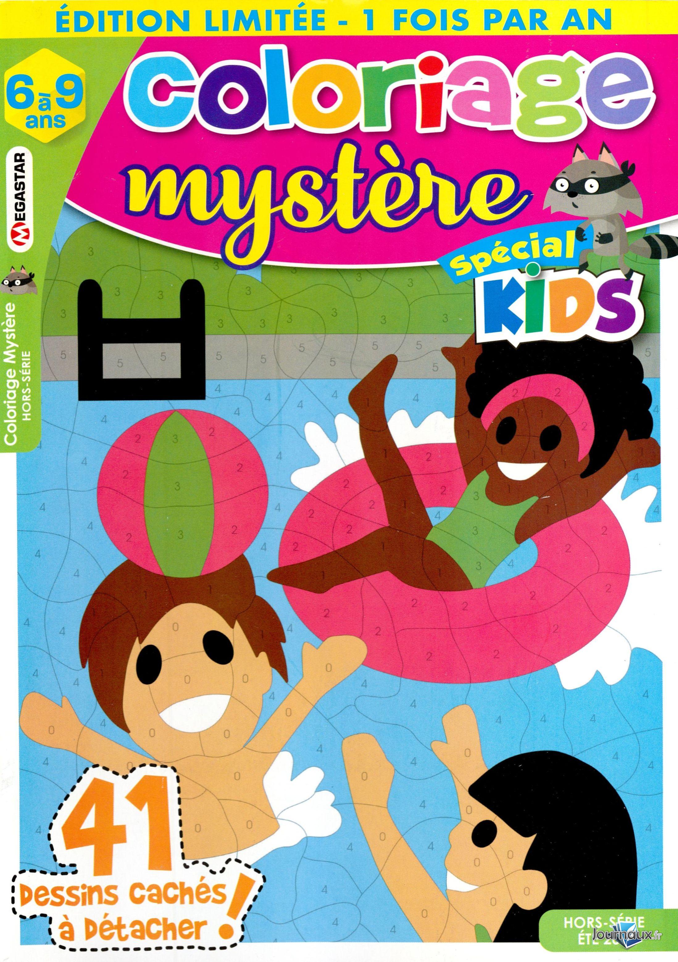 Coloriage Mystère Hors-Série Spécial Kids n° 4 2024-06-14