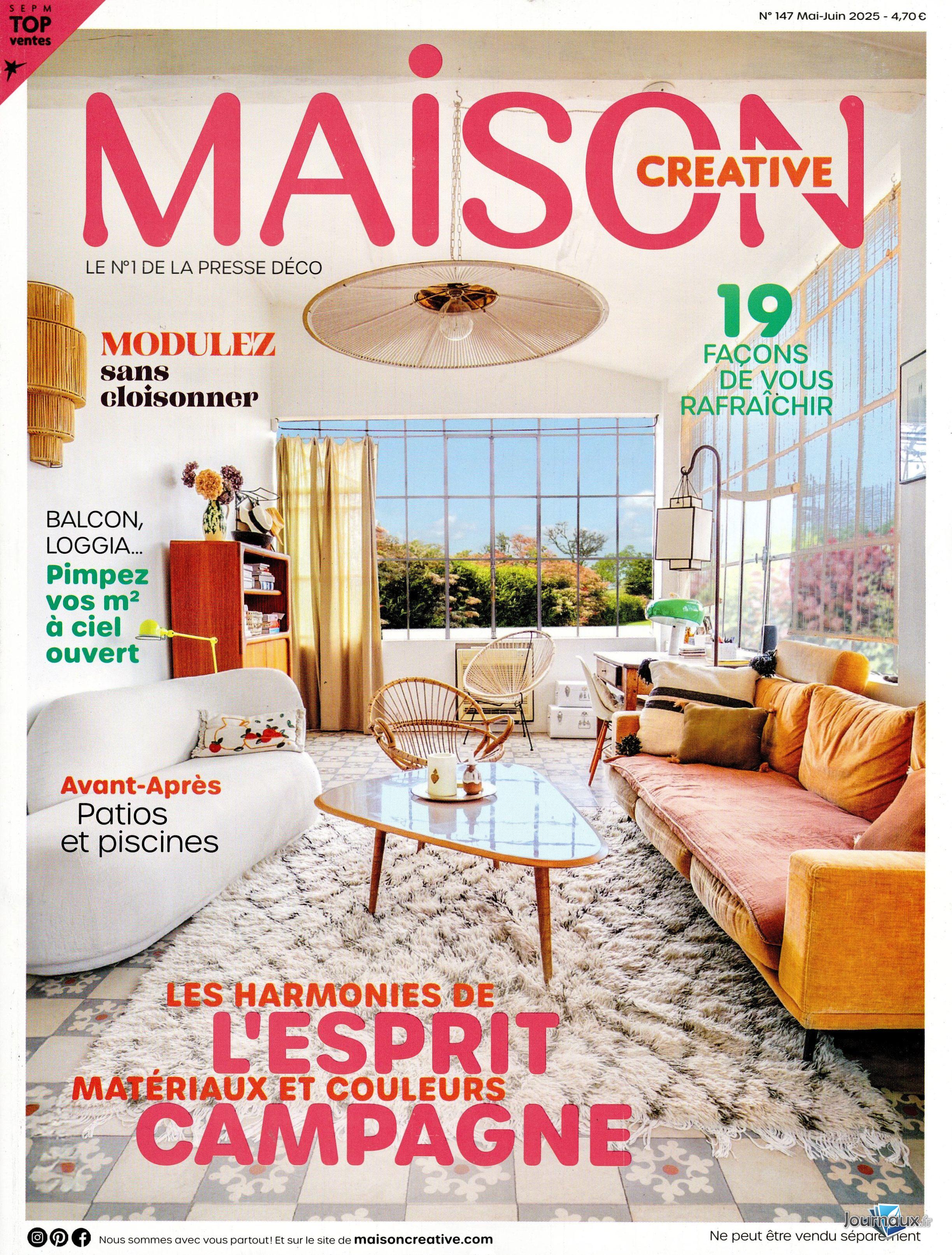 Marie Claire Maison + Maison Créative  n° 557 2025-04-30