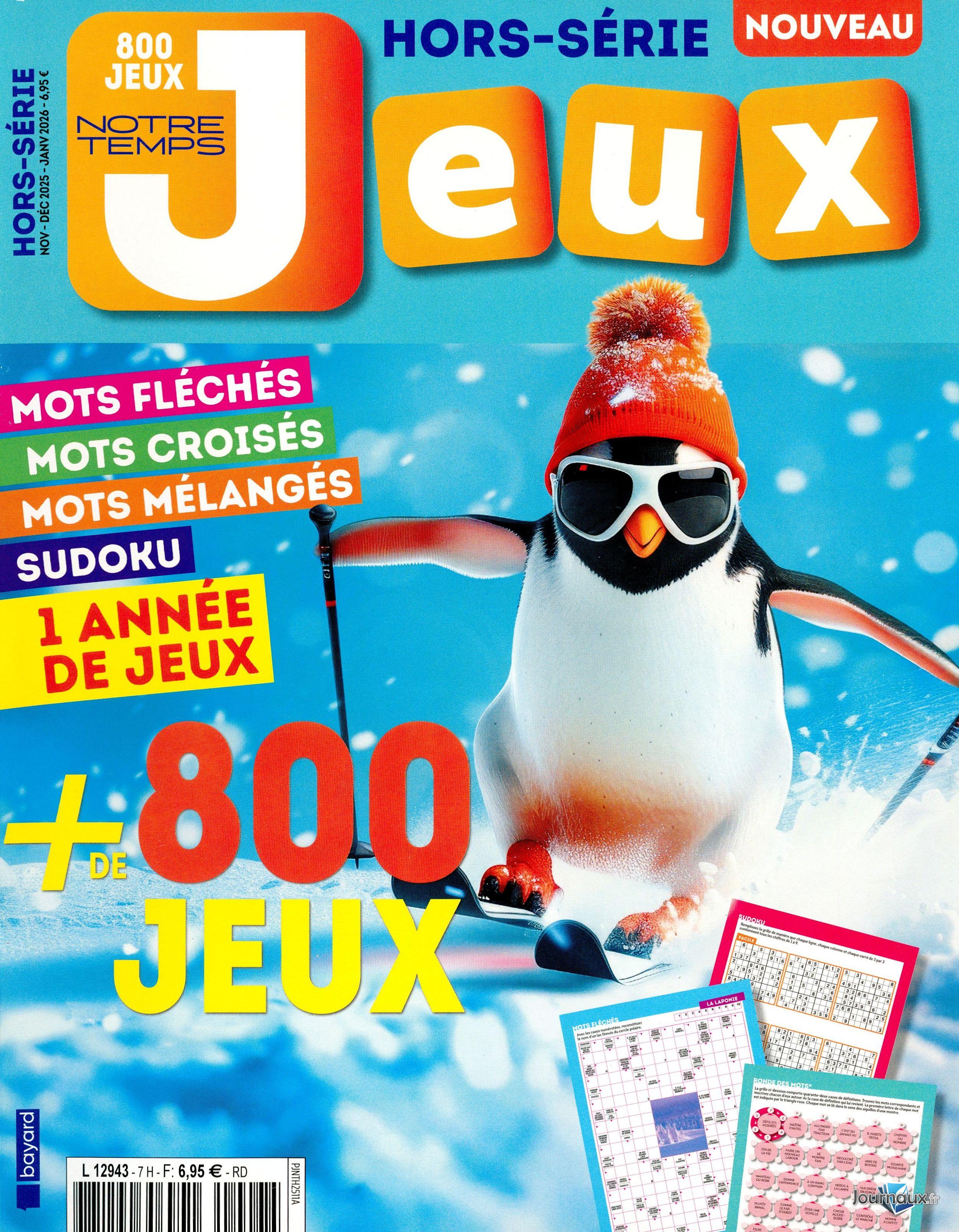 Notre Temps Jeux Hors-Série n° 7 2025-11-12