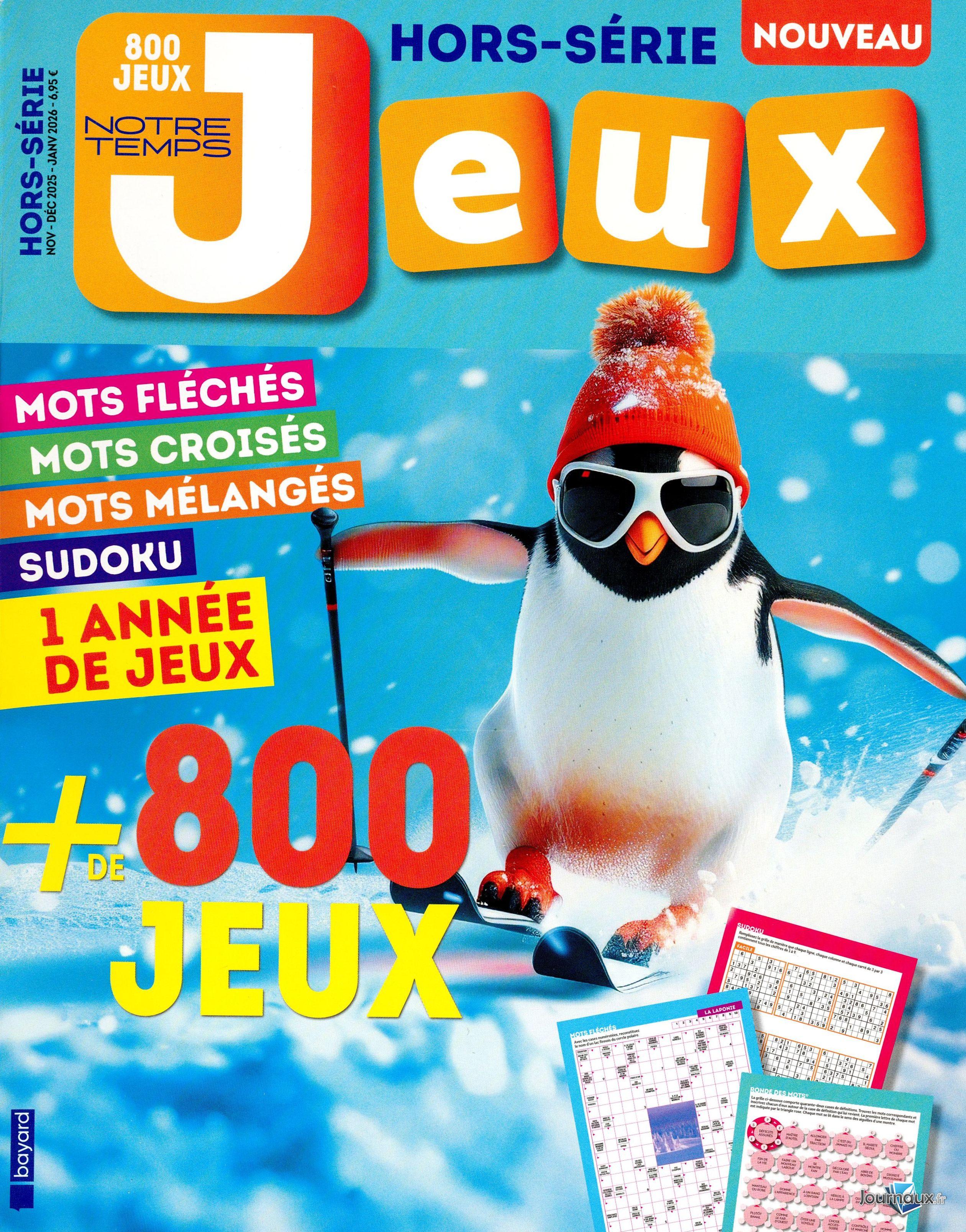Notre temps jeux + Notre temps jeux HS n° 482 2025-11-26
