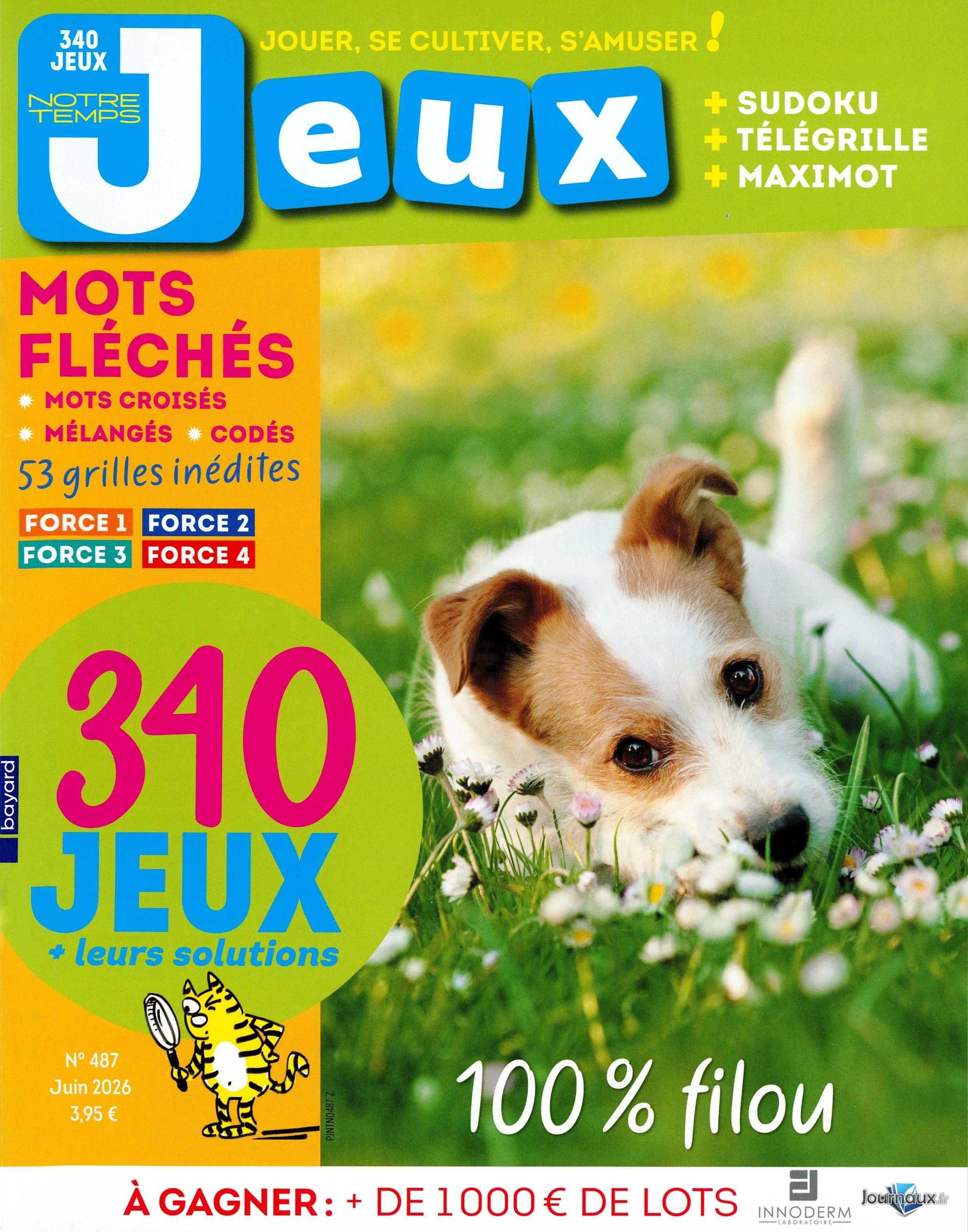Notre temps jeux + Notre temps jeux HS n° 487 2026-04-29