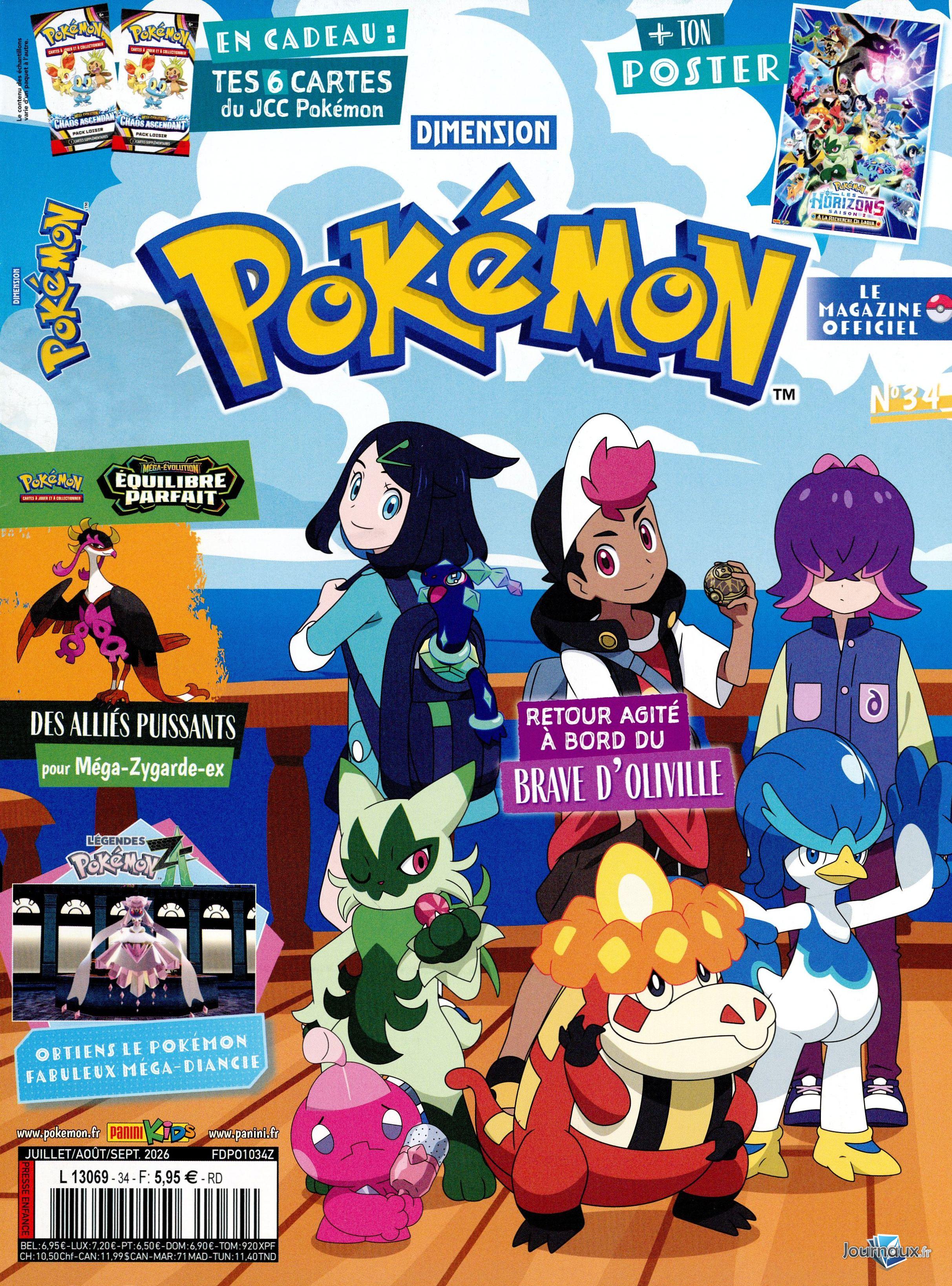 Dimension Pokemon n° 34 2026-07-08