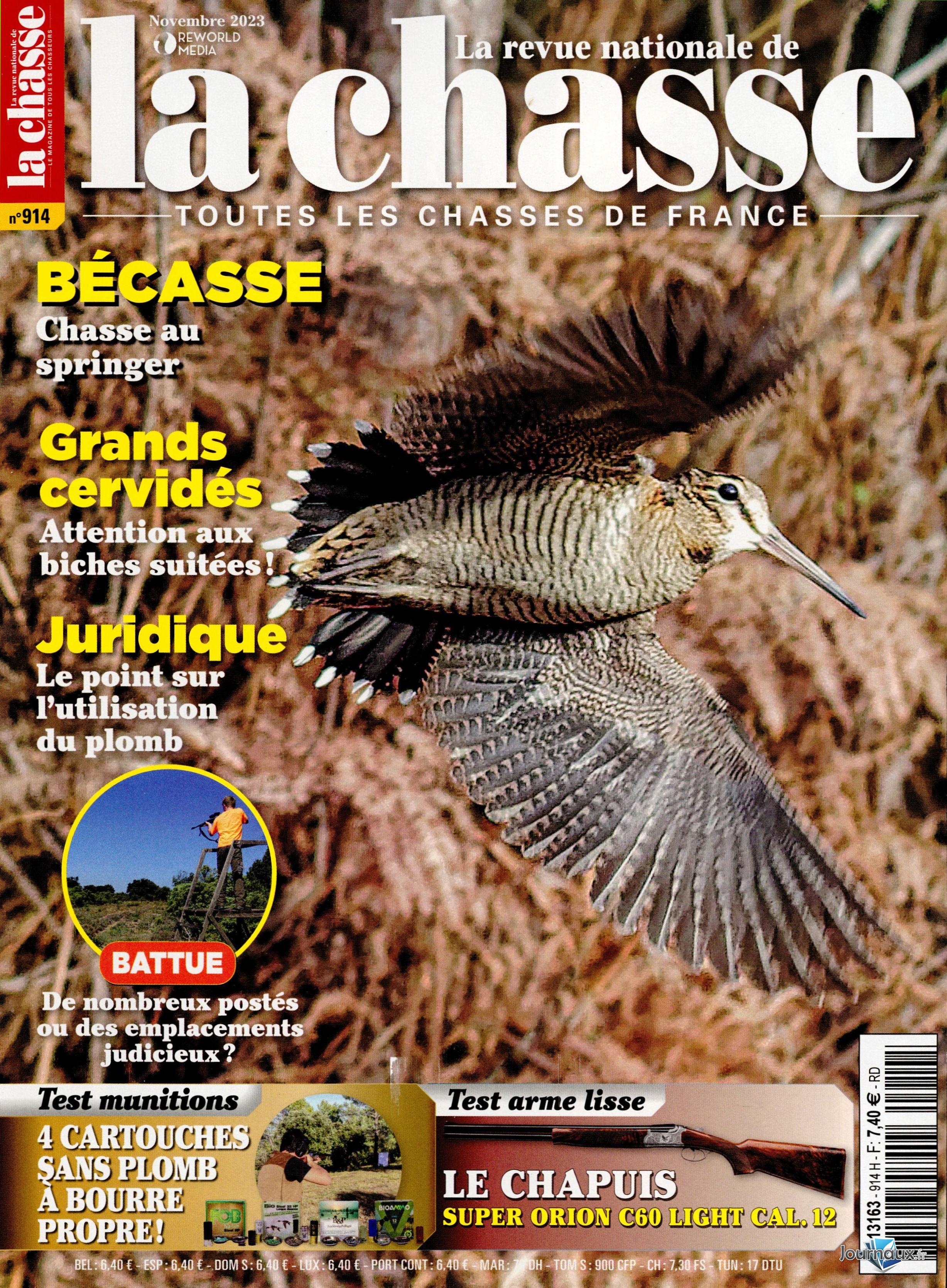La Revue Nationale de la Chasse + Le Chasseur Français Hors-Série n° 914 2023-10-18
