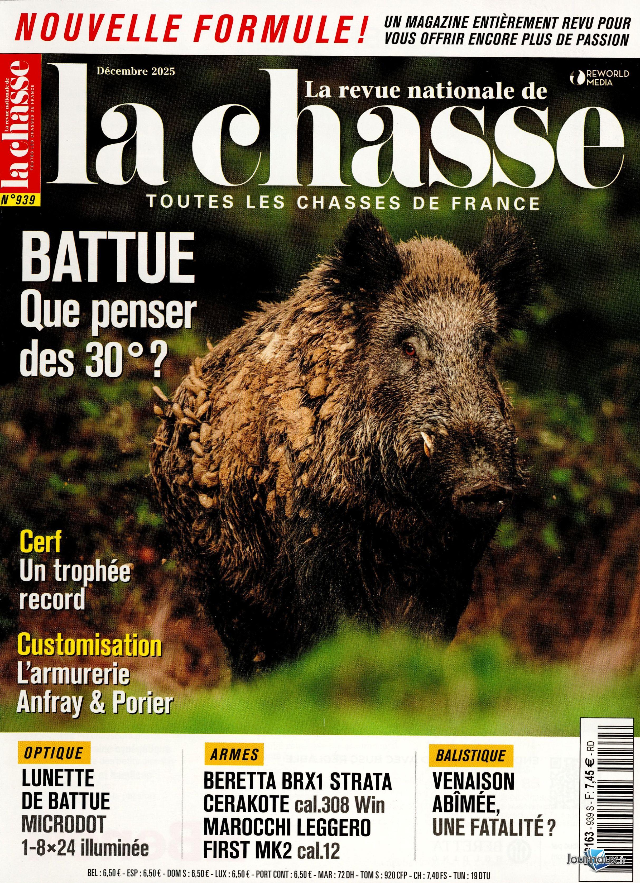 La Revue de la Chasse + Hors-Série n° 939 2025-11-12