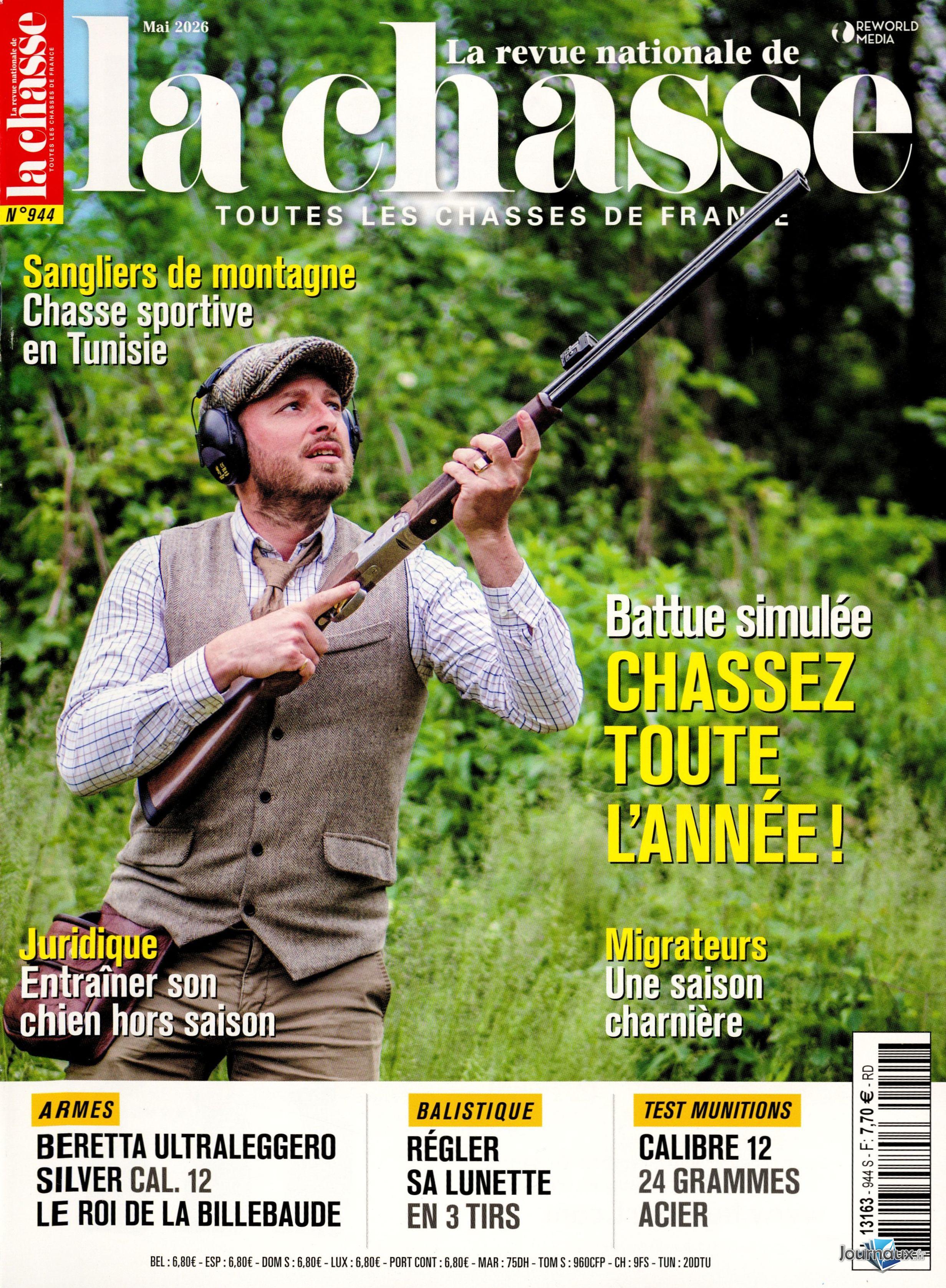 La Revue de la Chasse + Hors-Série n° 944 2026-04-15