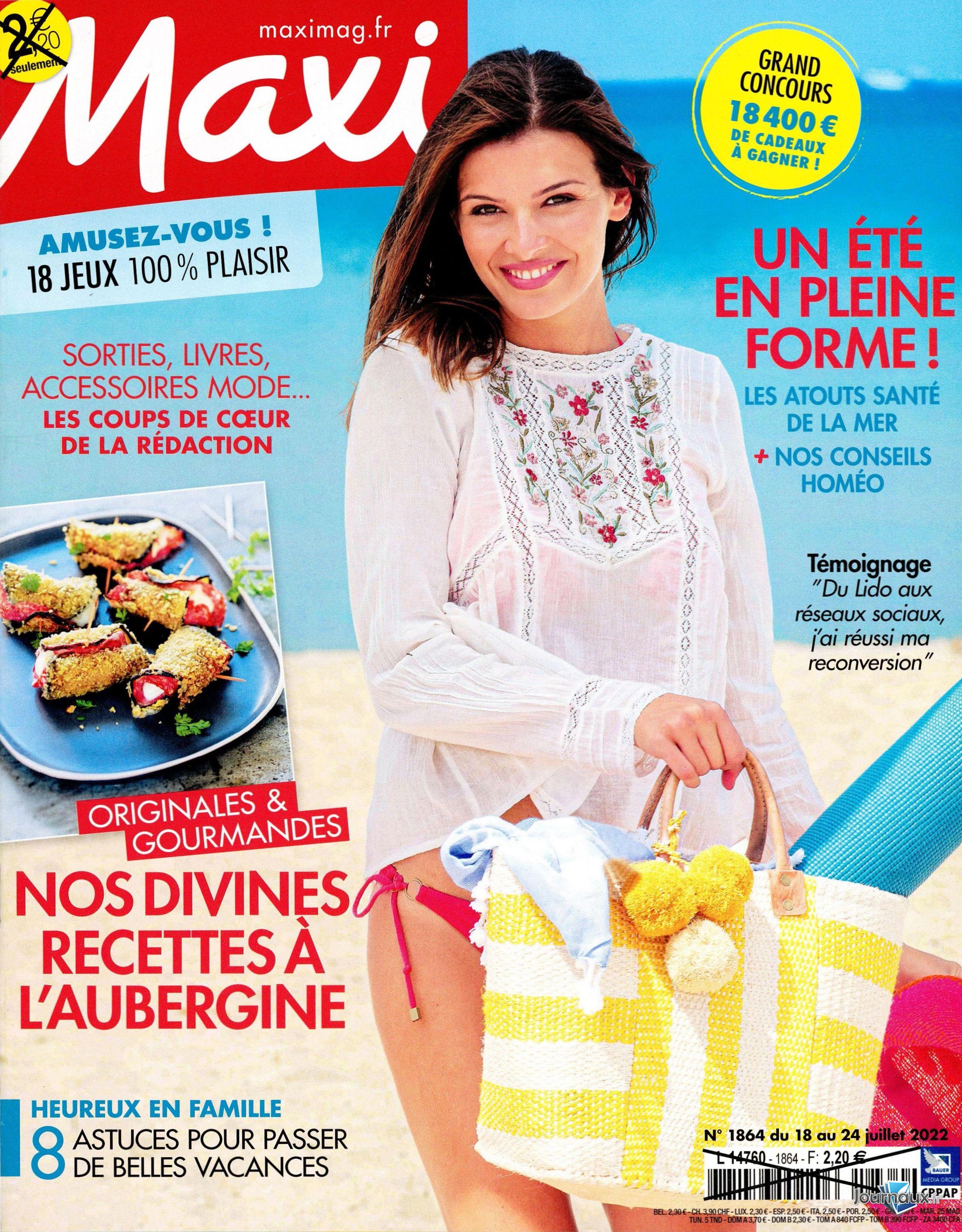 Maxi + Maxi Cuisine + Maxi Hors-Série n° 1864 2022-07-19