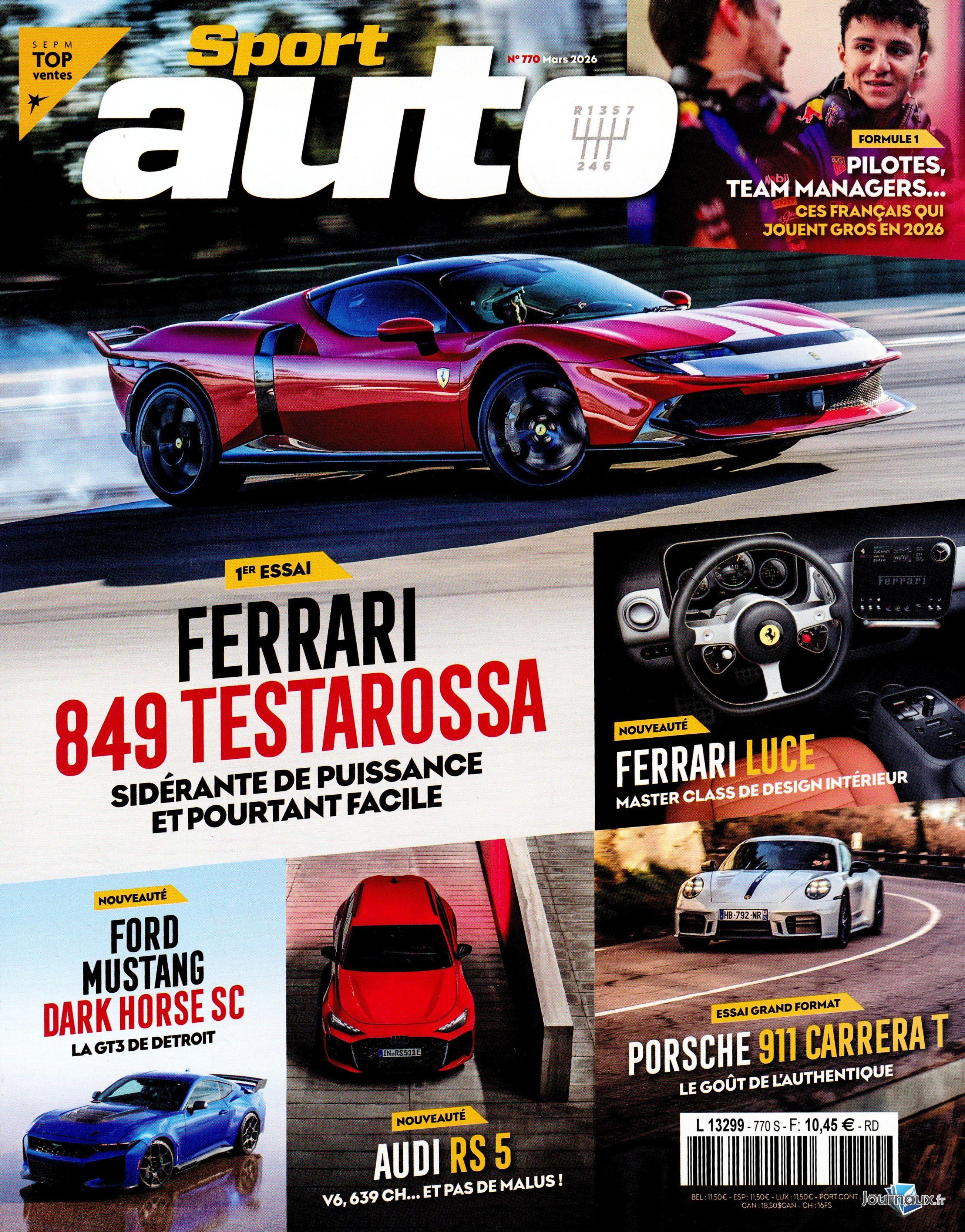 Sport Auto + Livre n° 770 2026-03-03