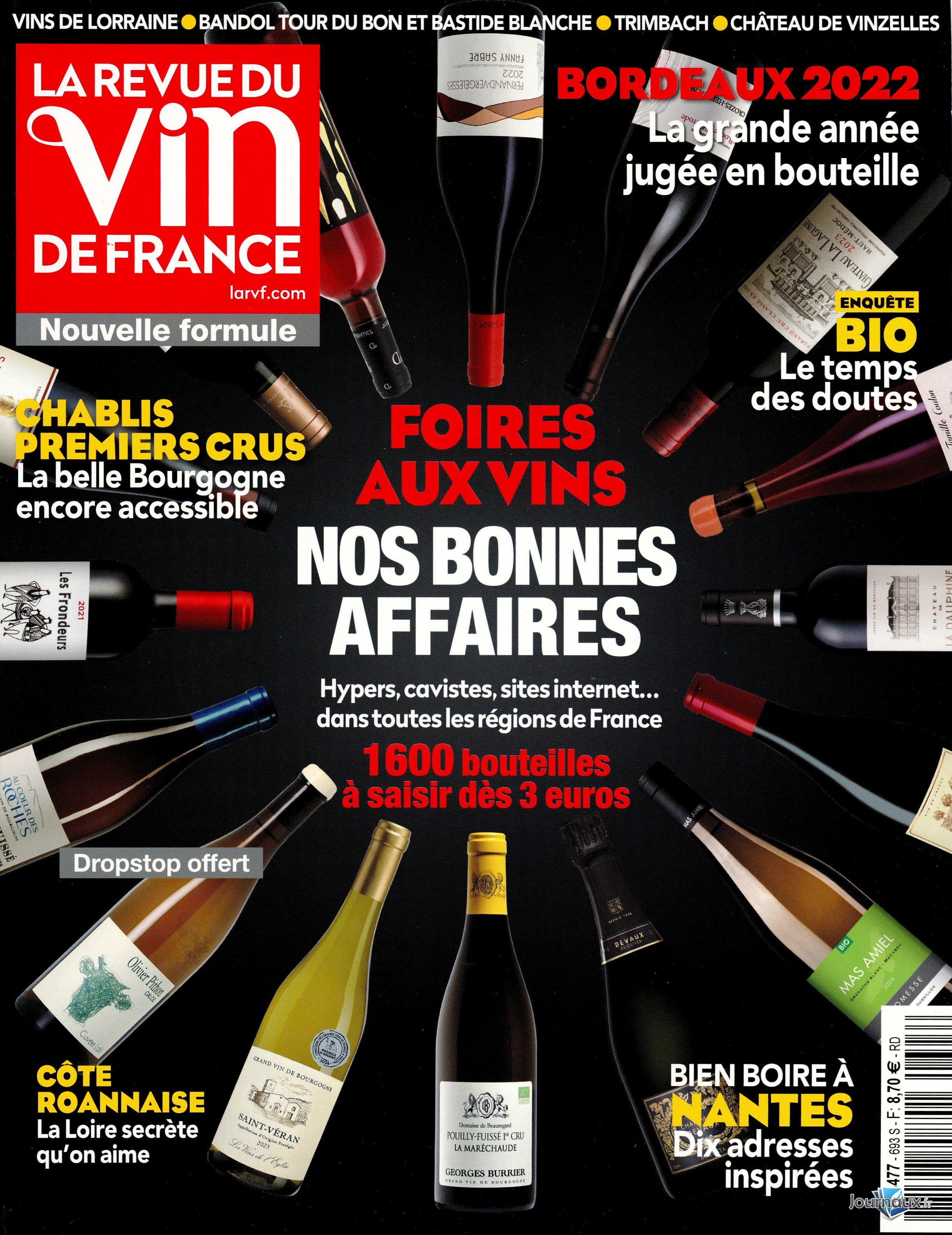 La Revue du Vin de France  n° 693 2025-08-22