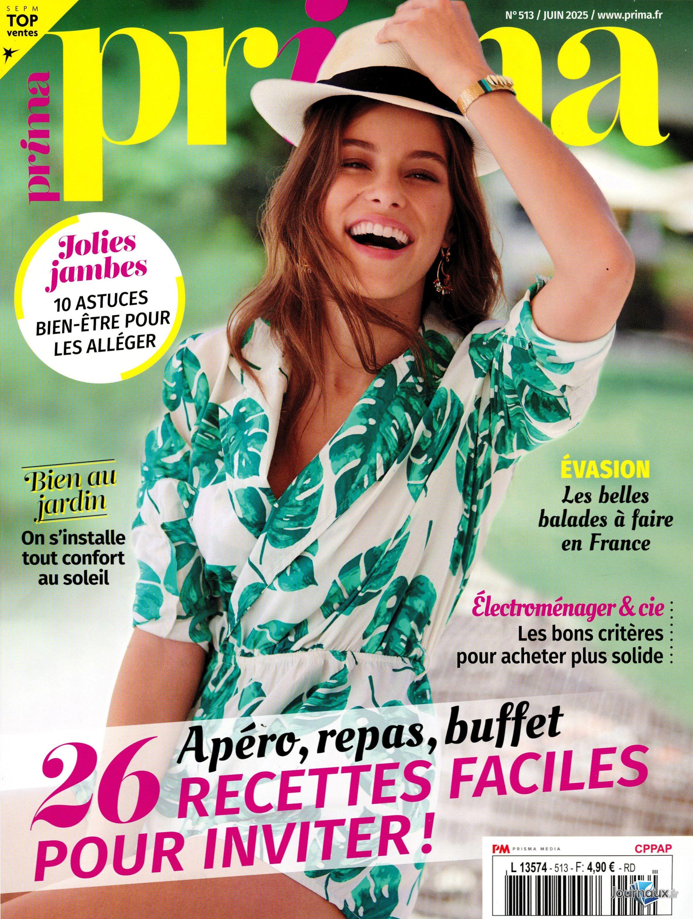 Prima + Femme actuelle  n° 513 2025-05-06