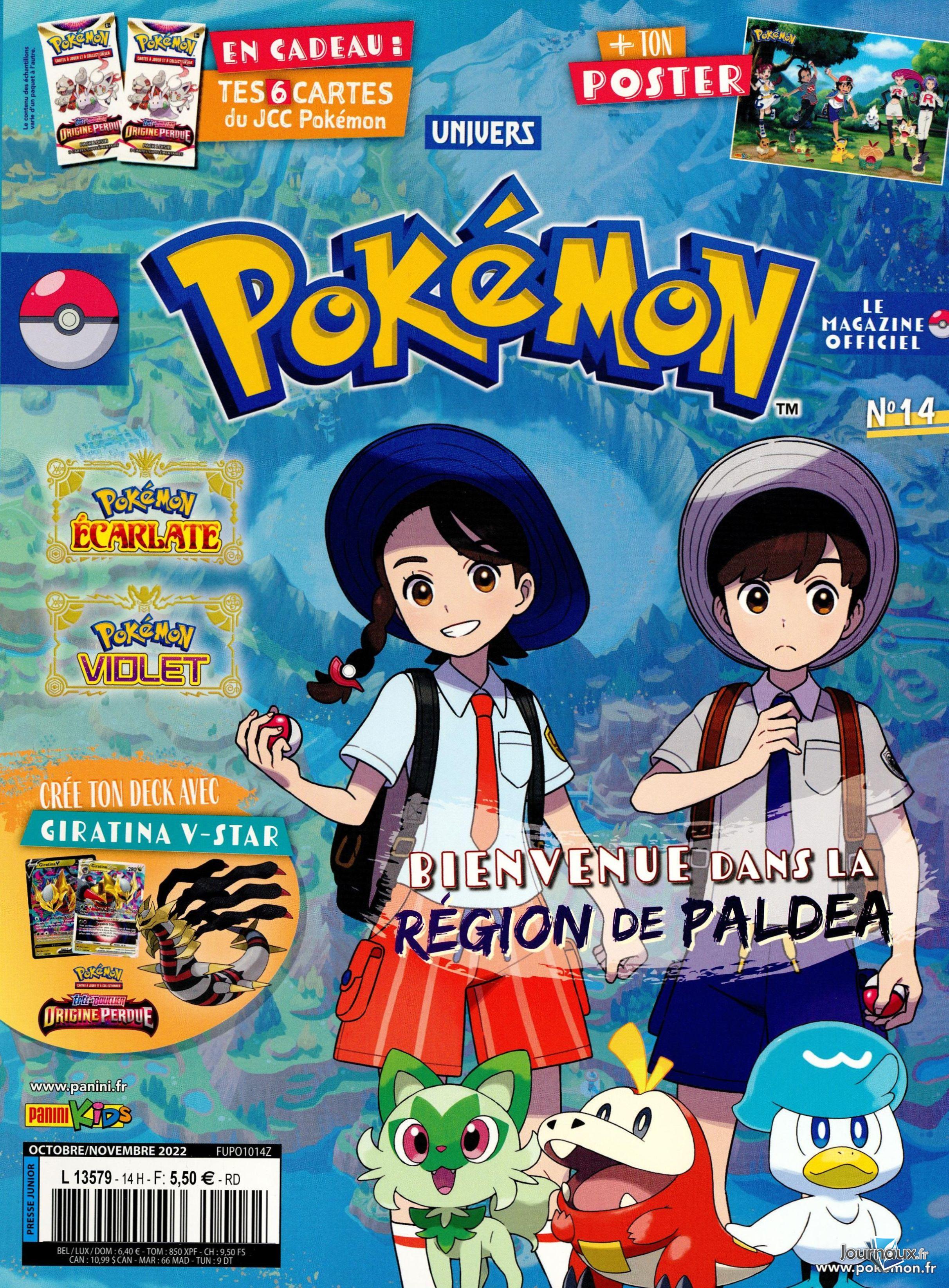 Univers Pokemon n° 14 2022-10-20