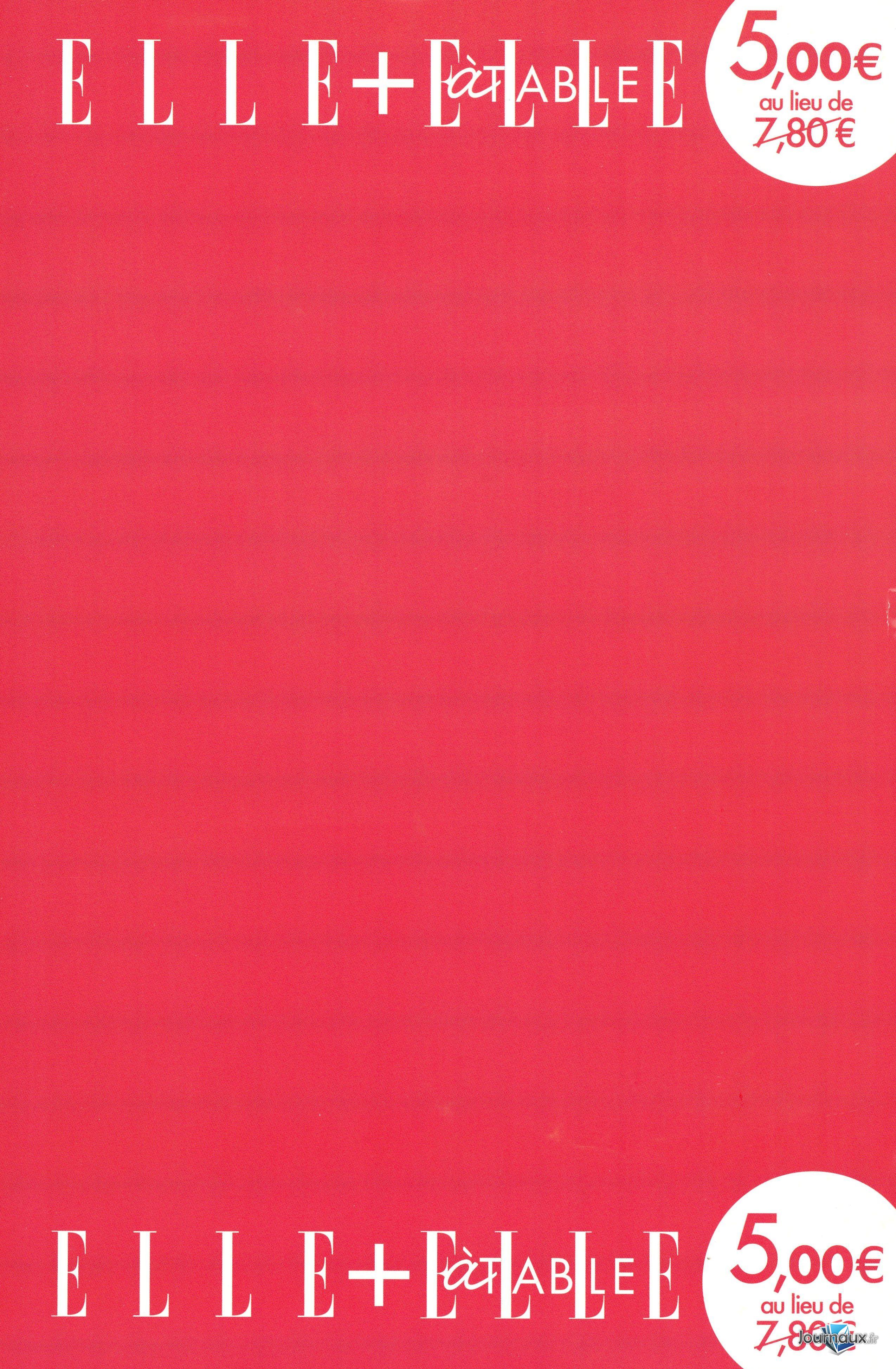 Elle + Elle à table n° 4178 2026-01-15